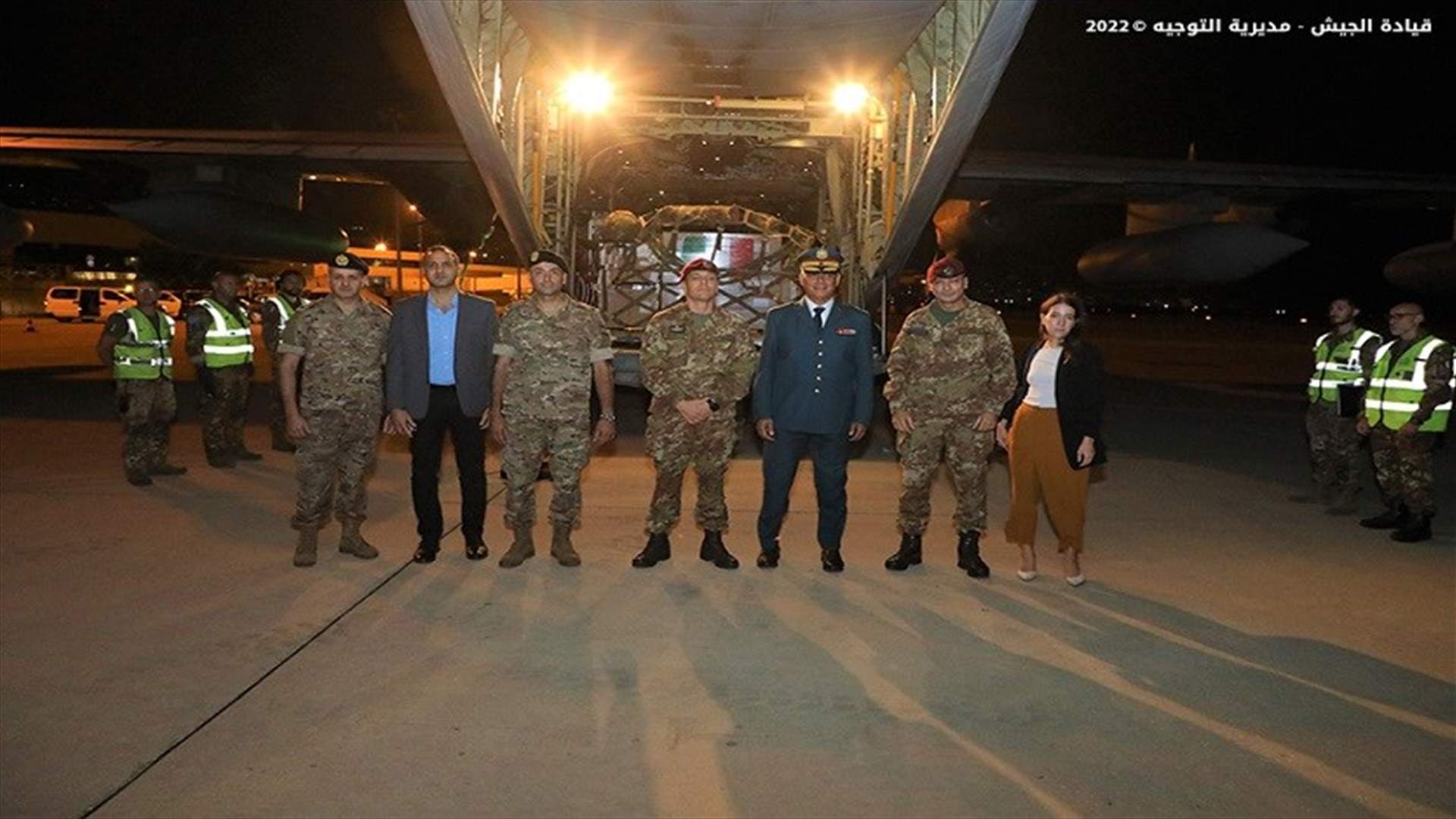 الجيش تسلم هبة مقدمة من ايطاليا