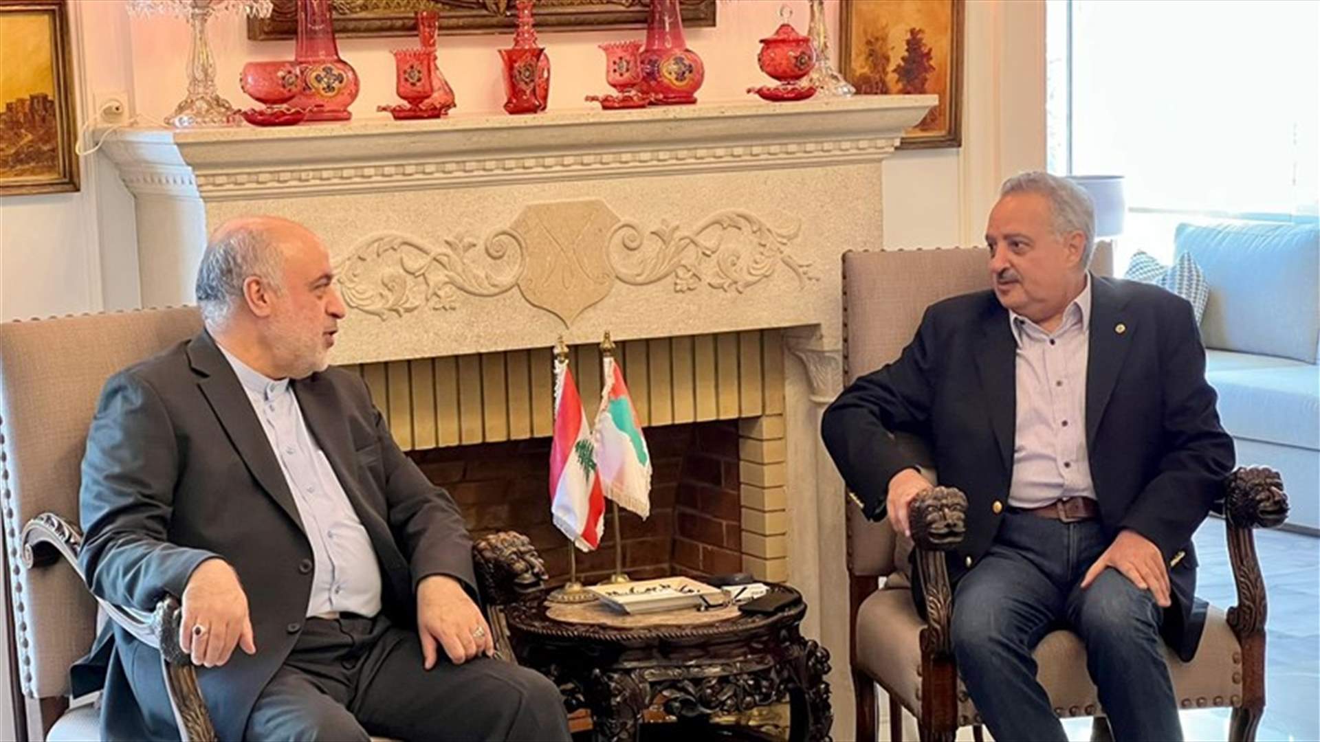 أرسلان عرض مع السفير الإيراني الأوضاع العام