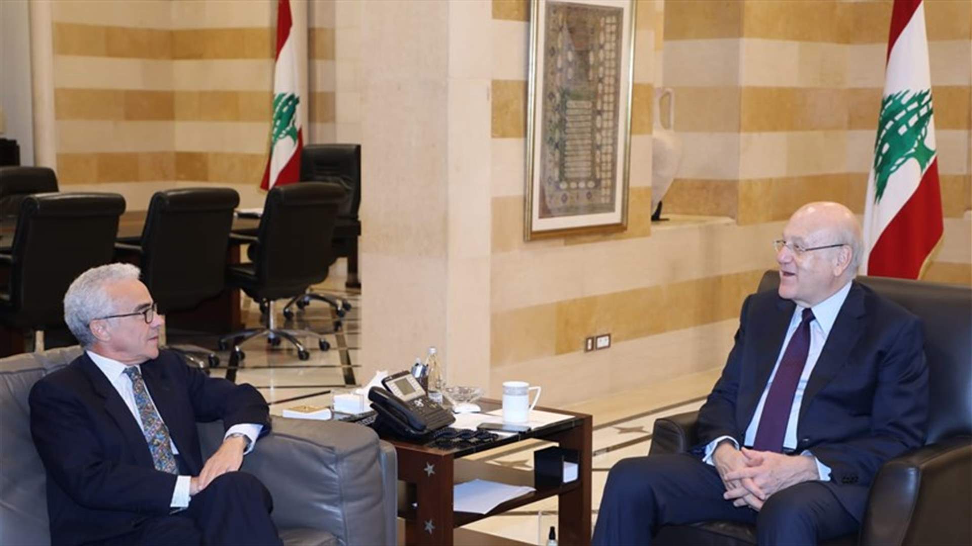 ميقاتي إستقبل سفير البرازيل وأجرى إتصالًا برئيس الحكومة العراقية