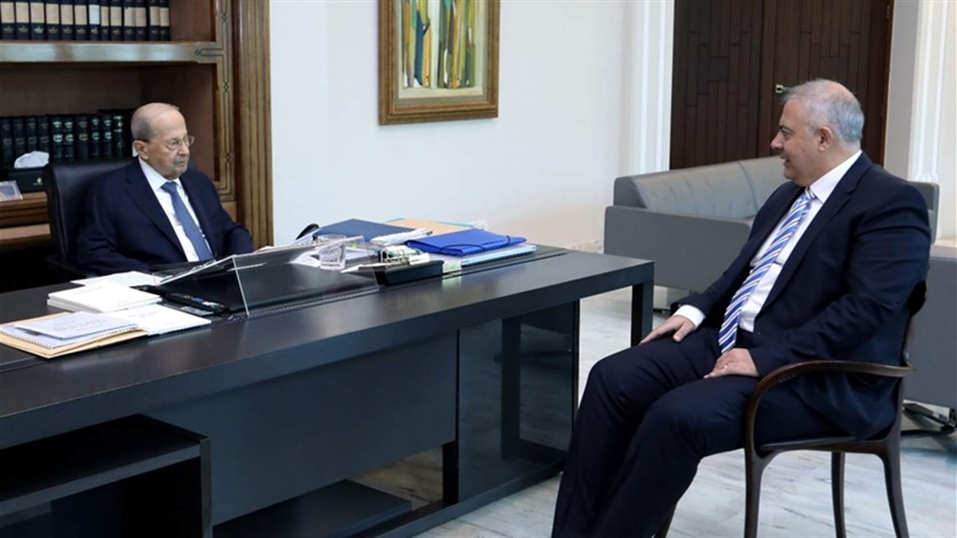 الرئيس عون عرض ومحافظ بيروت القاضي مروان عبود شؤون العاصمة وحاجاتها