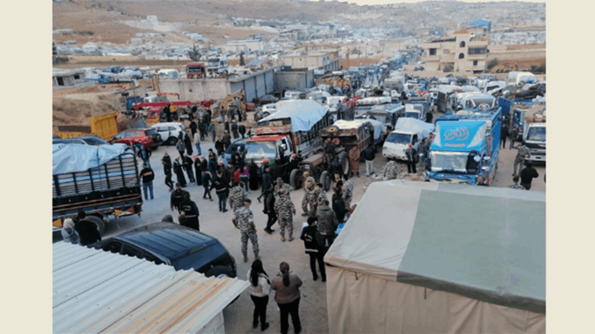 الامن العام: مغادرة 511 نازحا سوريا من أصل 751