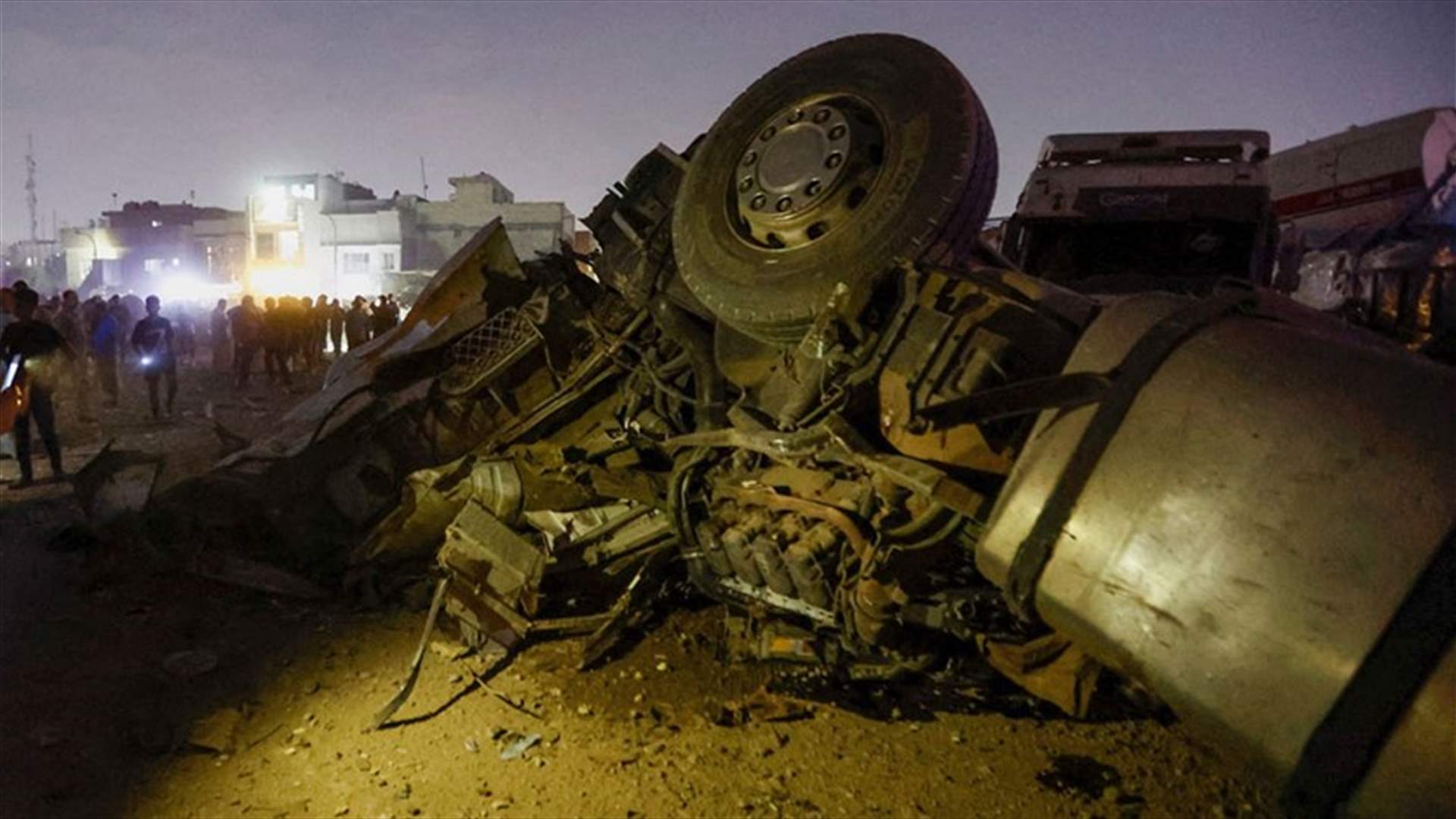 9 قتلى على الأقلّ جراء انفجار صهريج غاز في بغداد