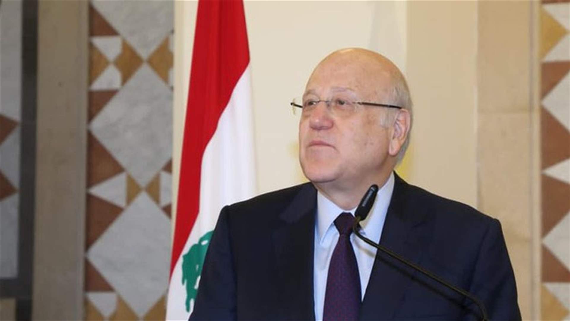 سلسلة مواعيد لميقاتي مع رؤساء الوفود العربية والمسؤولين الأوروبيين في القمة العربية (الجمهورية)
