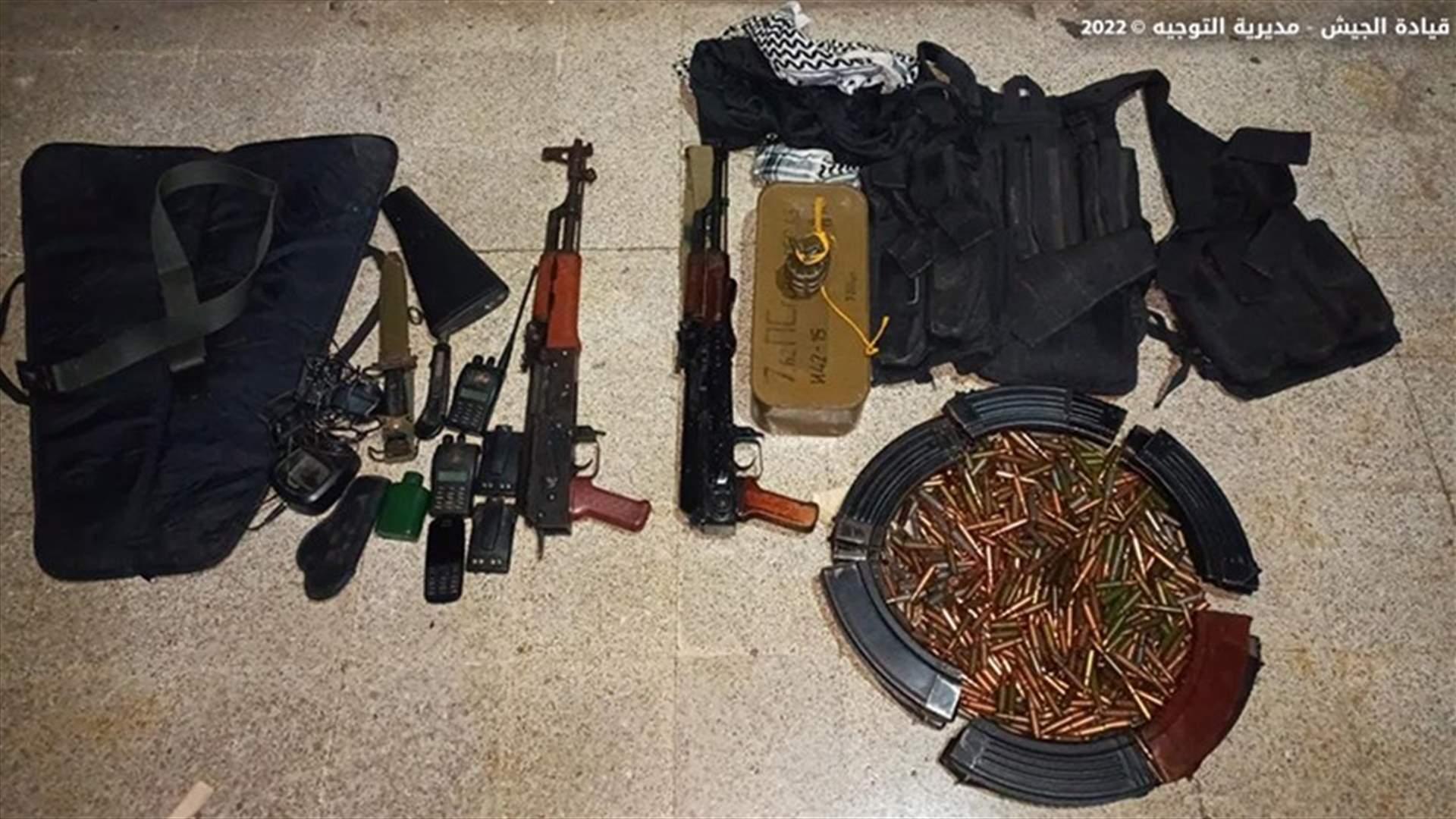 توقيف أشخاص في منطقة طرابلس... وهذا ما ضبطه الجيش