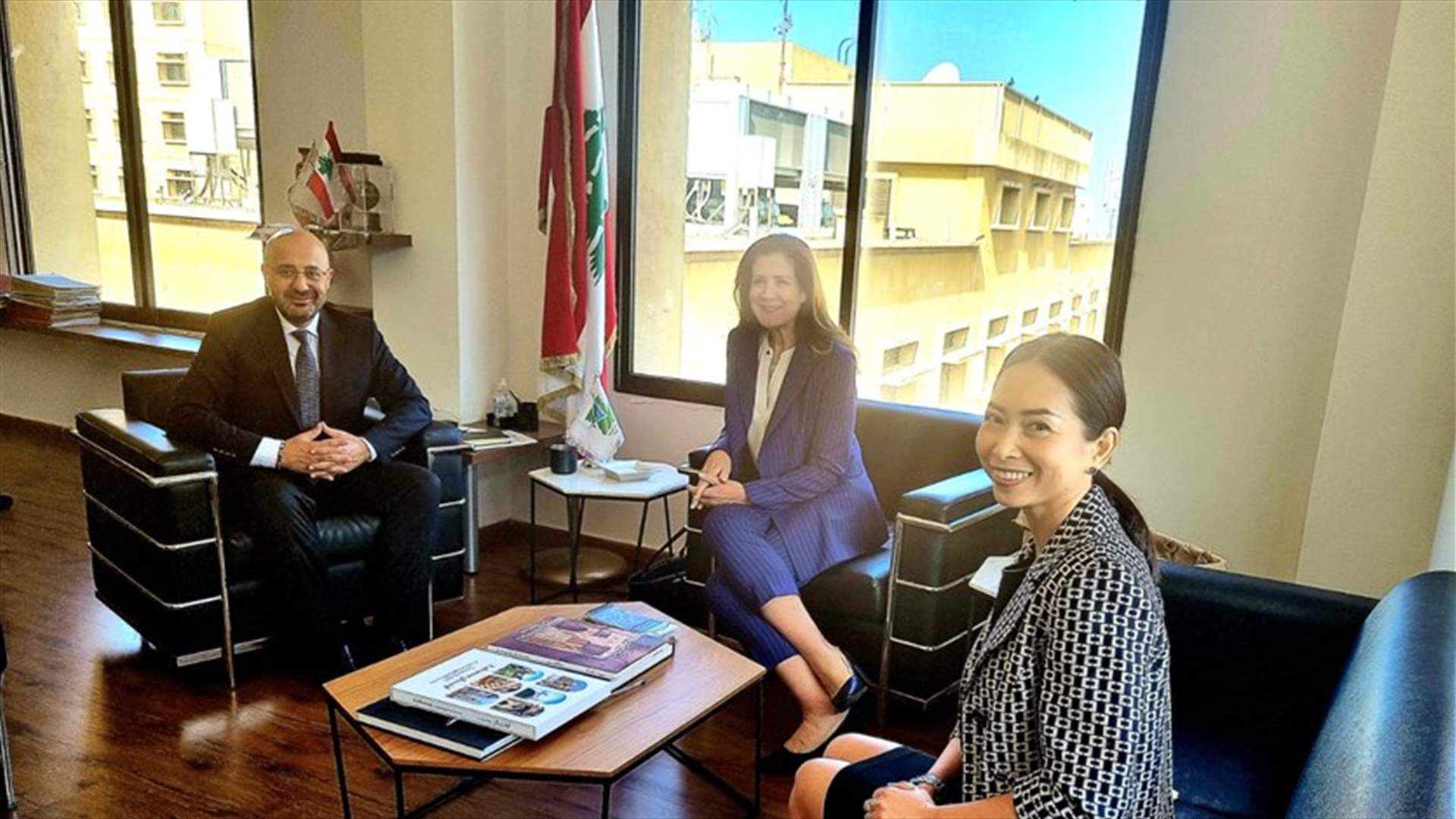 لقاءات لوزير البيئة مع سفراء الولايات المتحدة وبريطانيا واليابان حول قمة المناخ