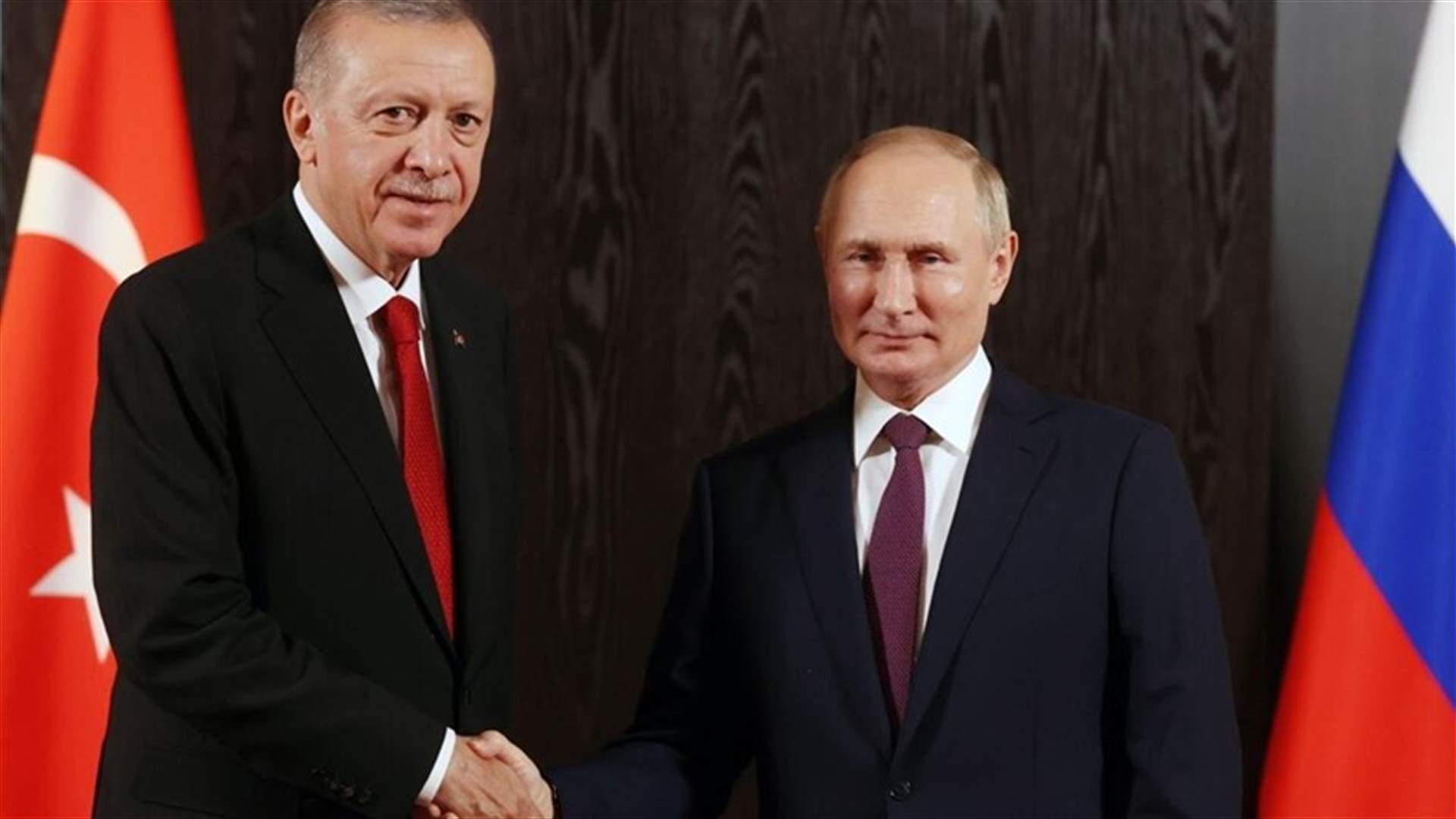 إردوغان يقول إن علاقة &quot;ثقة وتضامن&quot; تربطه ببوتين