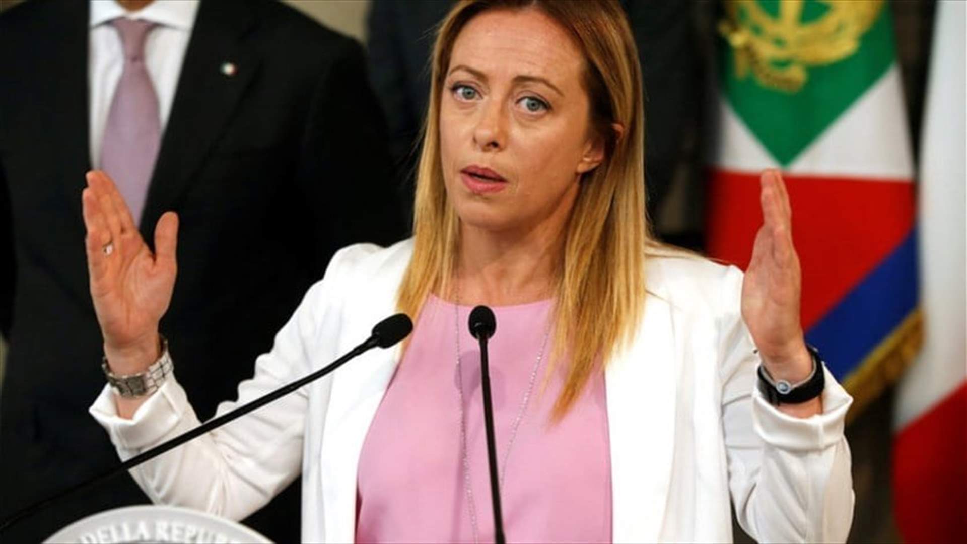 رئيسة الوزراء الايطالية: رد فعل فرنسا بشأن سفينة المهاجرين &quot;عدائي وغير مبرر وغير مفهوم&quot;