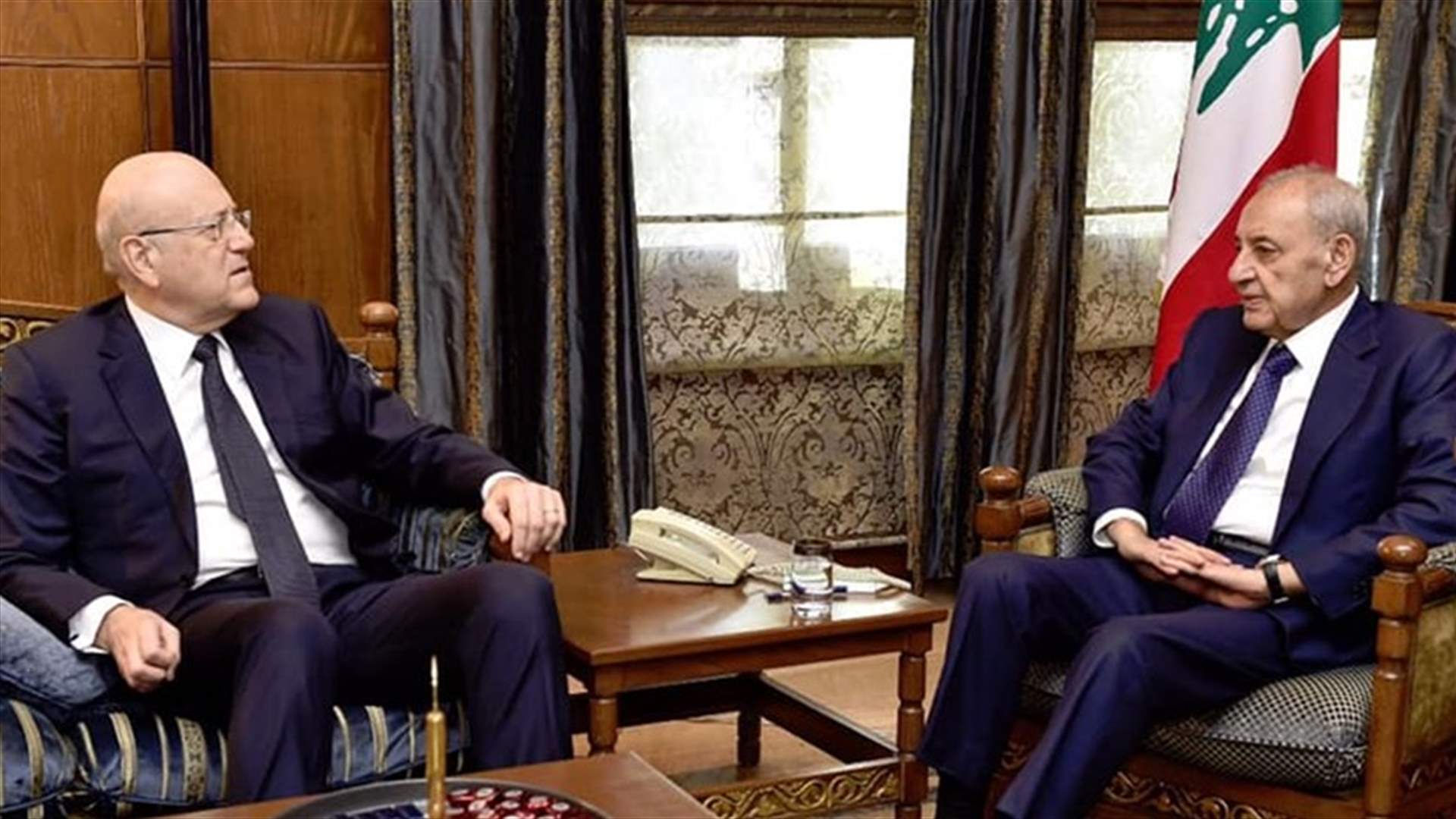أزمة الكهرباء حاضرة بين ميقاتي وبري