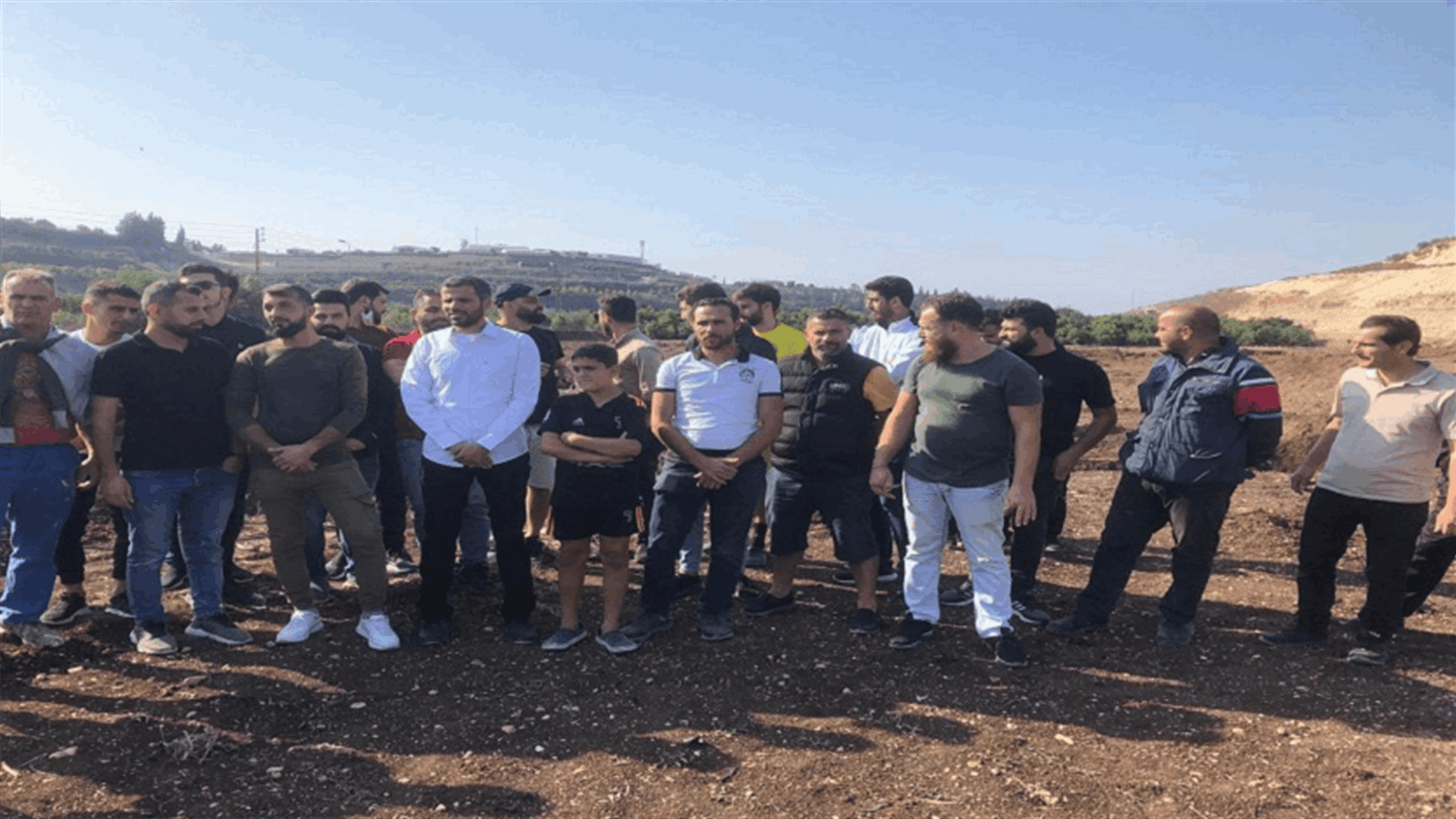 اعتصام لاهالي بلدة طيردبا والقرى المجاورة احتجاجا على الانبعاثات السامة والروائح جراء حرق نفايات قديمة