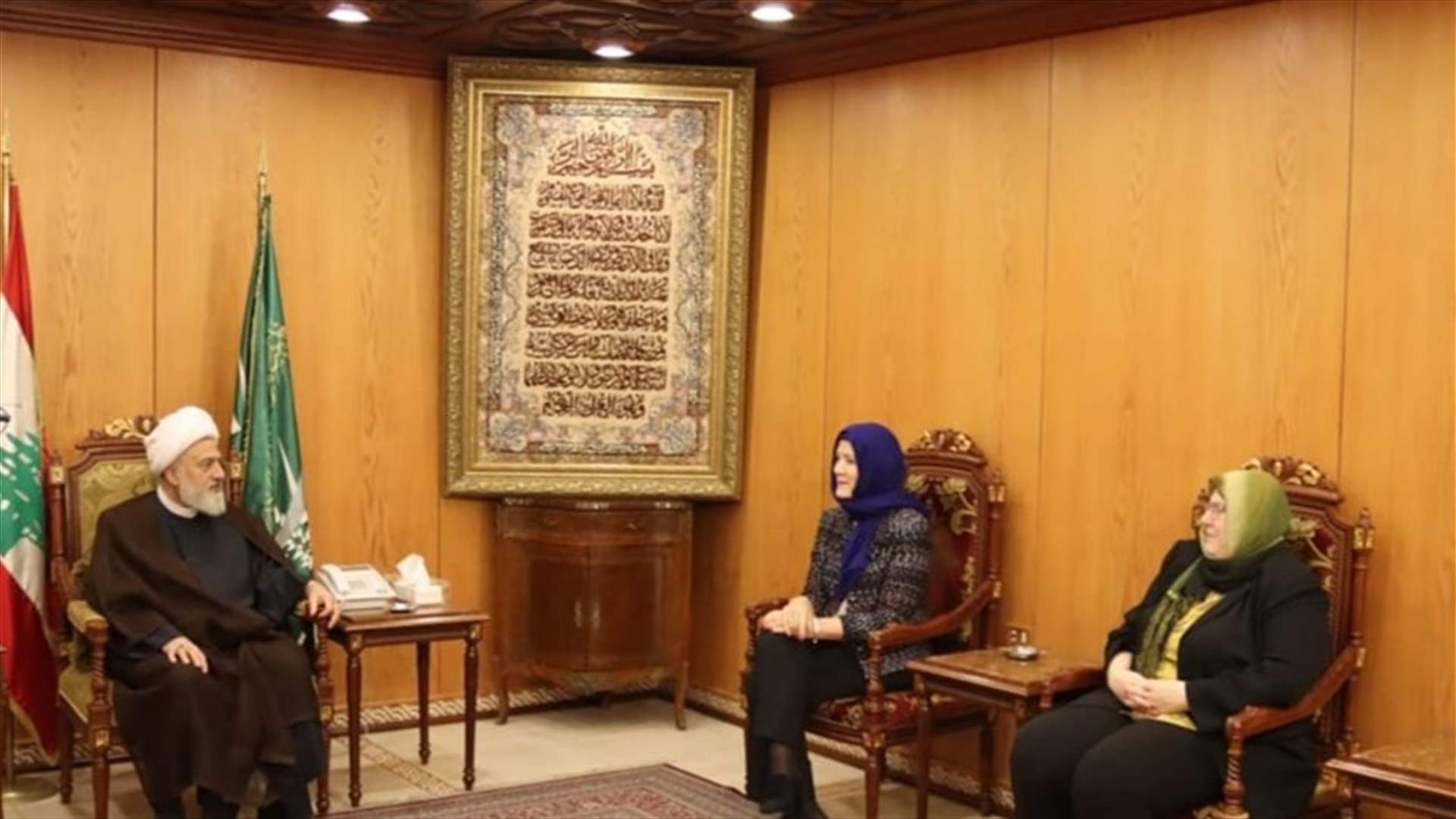 الشيخ علي الخطيب التقى مديرة الوكالة الأمريكية للتنمية الدولية وشيا