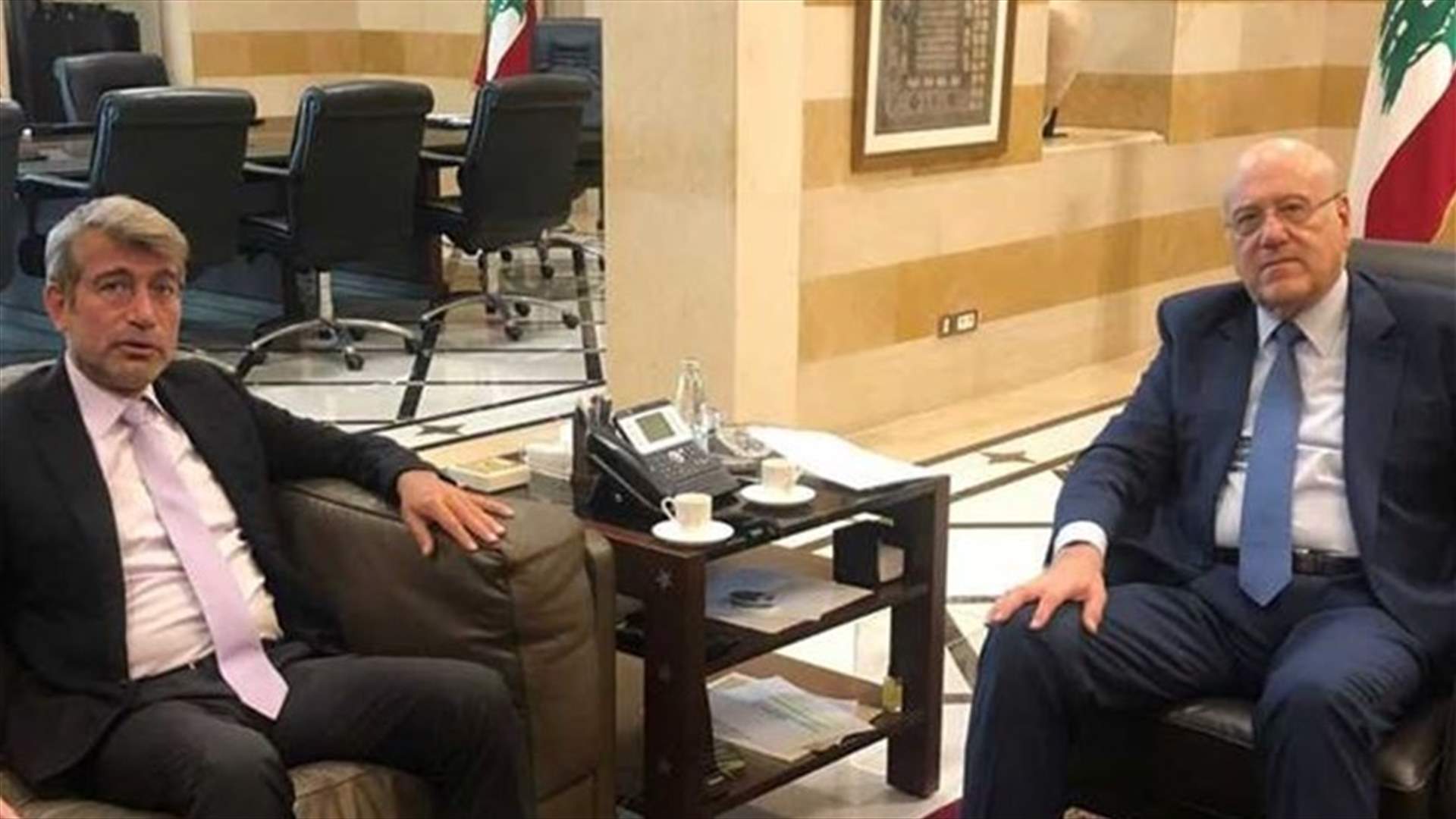 &quot;إشتباكٌ كهربائيّ&quot; بين ميقاتي وفياض... استغرابٌ وتوضيح! (الجمهورية)