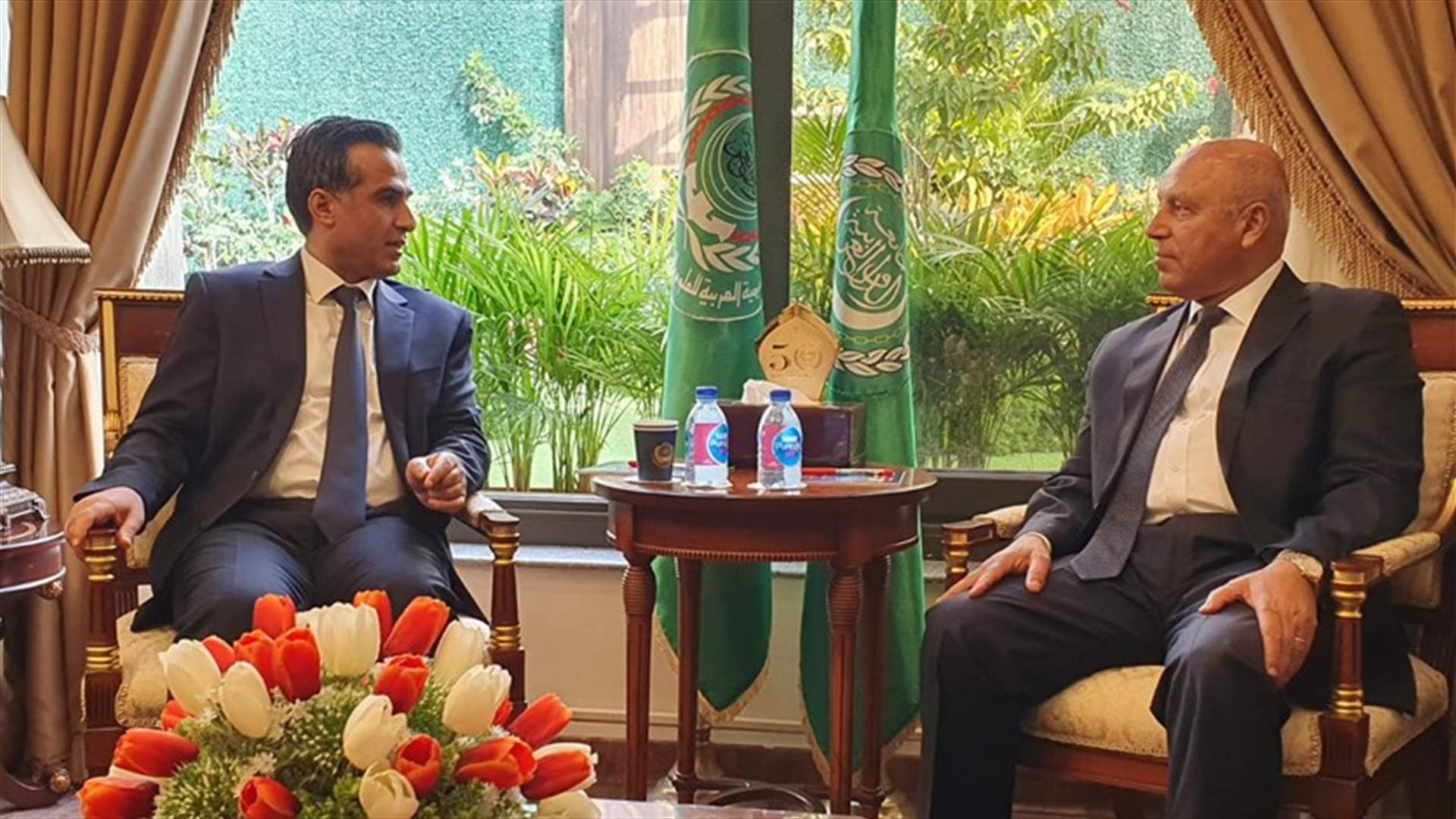 حمية خلال لقاء نظيره المصري: العمل جار على تحقيق رؤيتنا لتهيئة المرافئ اللبنانية لمواكبة قطاع النفط والغاز وتفعيل خط النقل البحري مع مصر