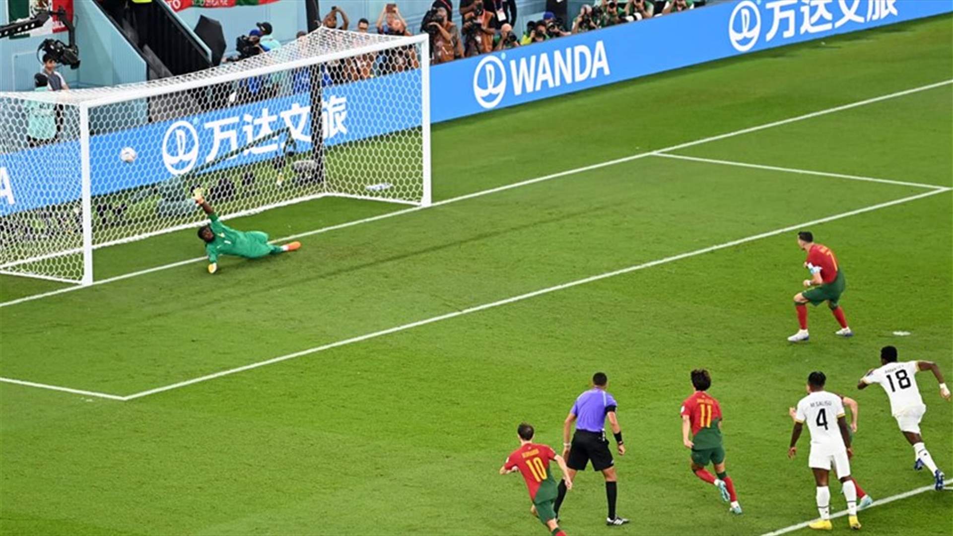 البرتغال تنجو من فخ غانا ورونالدو أول لاعب يسجل في ٥ مشاركات في المونديال