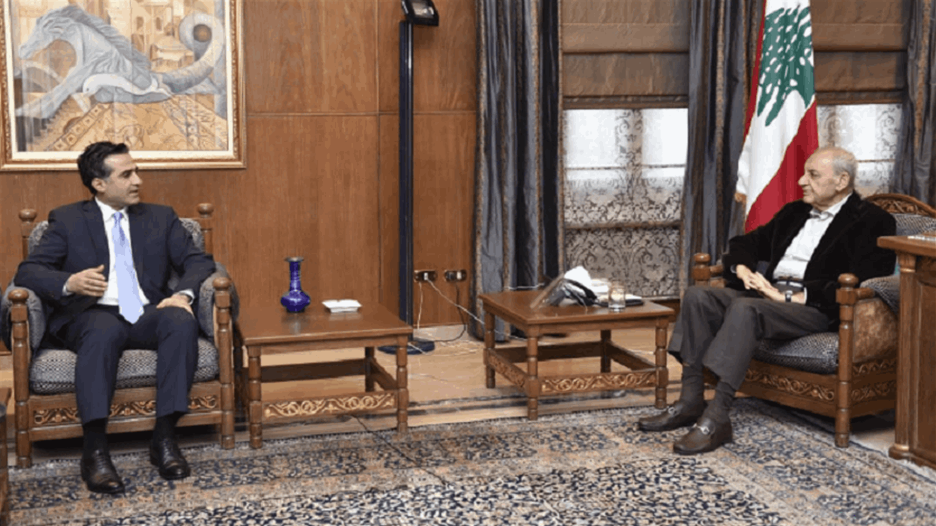 بري استقبل وزيري البيئة والأشغال ودعا الى جلسة لانتخاب رئيس الخميس... حمية: منفتحون على كل الإستثمارات من الشرق والغرب ومن الدول العربية الشقيقة