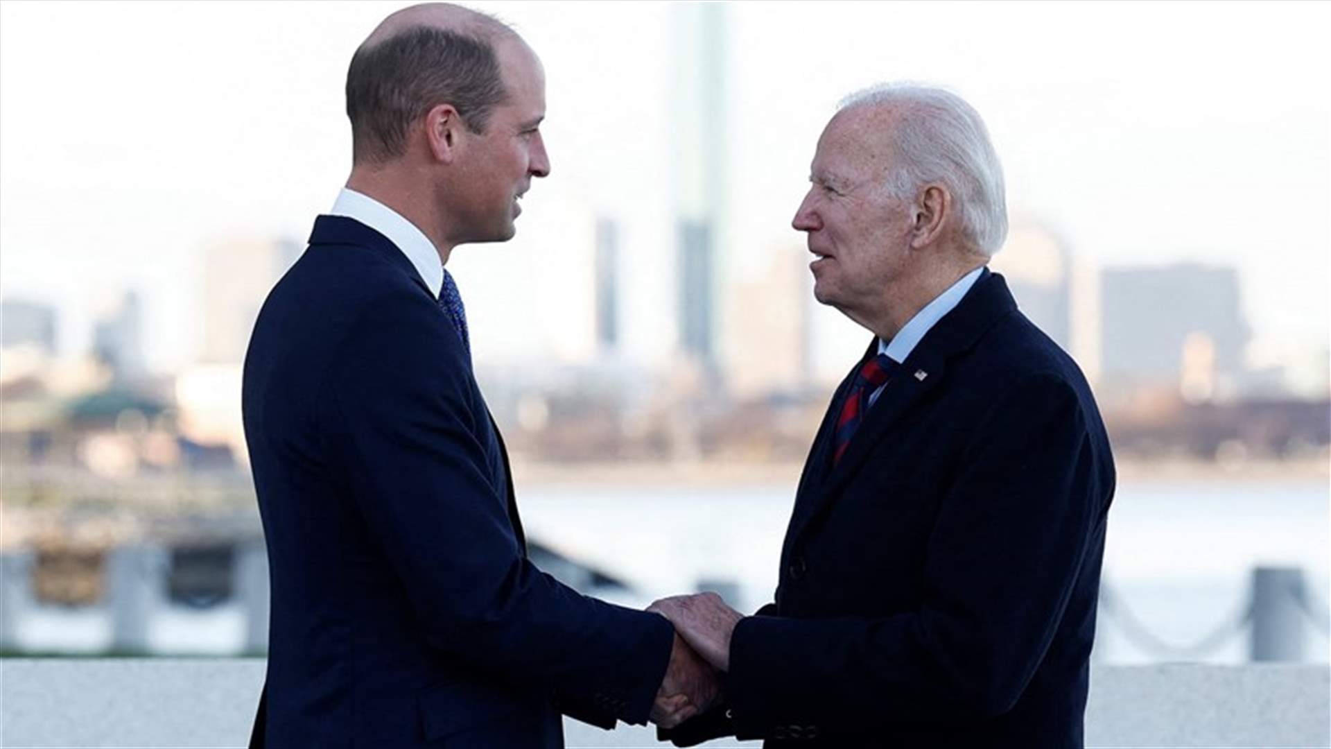 Prince William meets President Biden, awards climate prizes