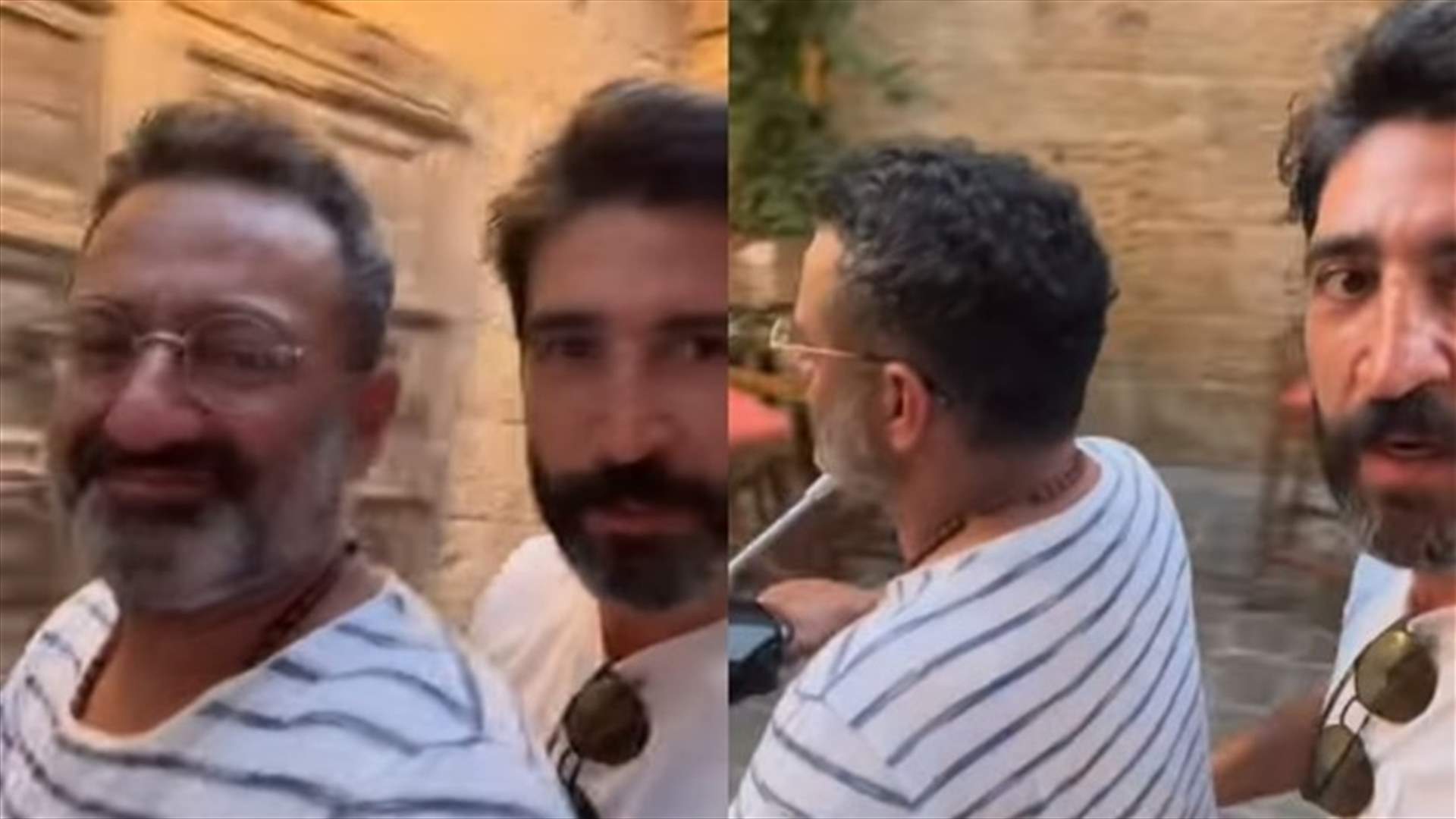 جورج خباز ووسام صباغ على الدراجة النارية في البترون... "كزدورة كلّها جمال" (فيديو)