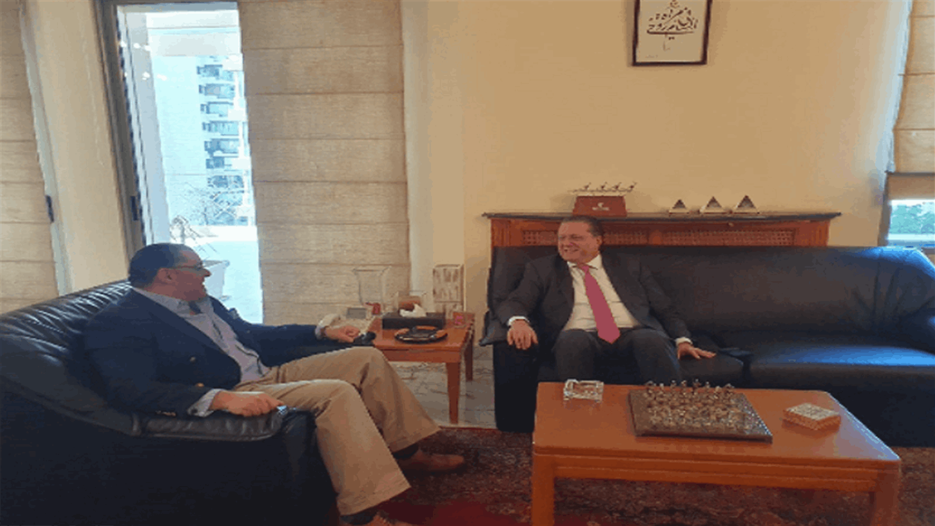 سفير مصر استقبل شقير... ماذا ناقشا؟