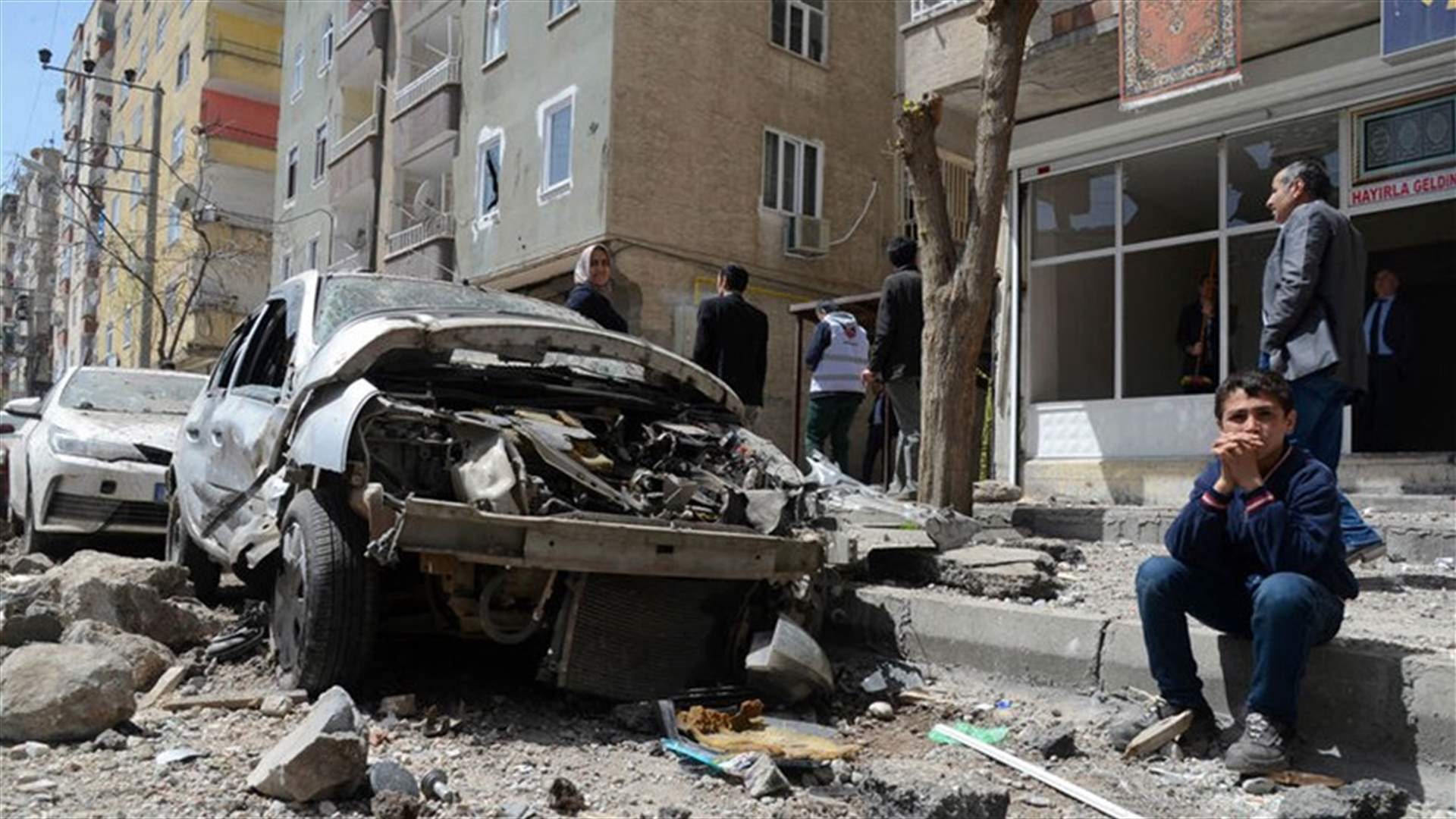 Car bomb strikes police bus in southeast Turkey - minister