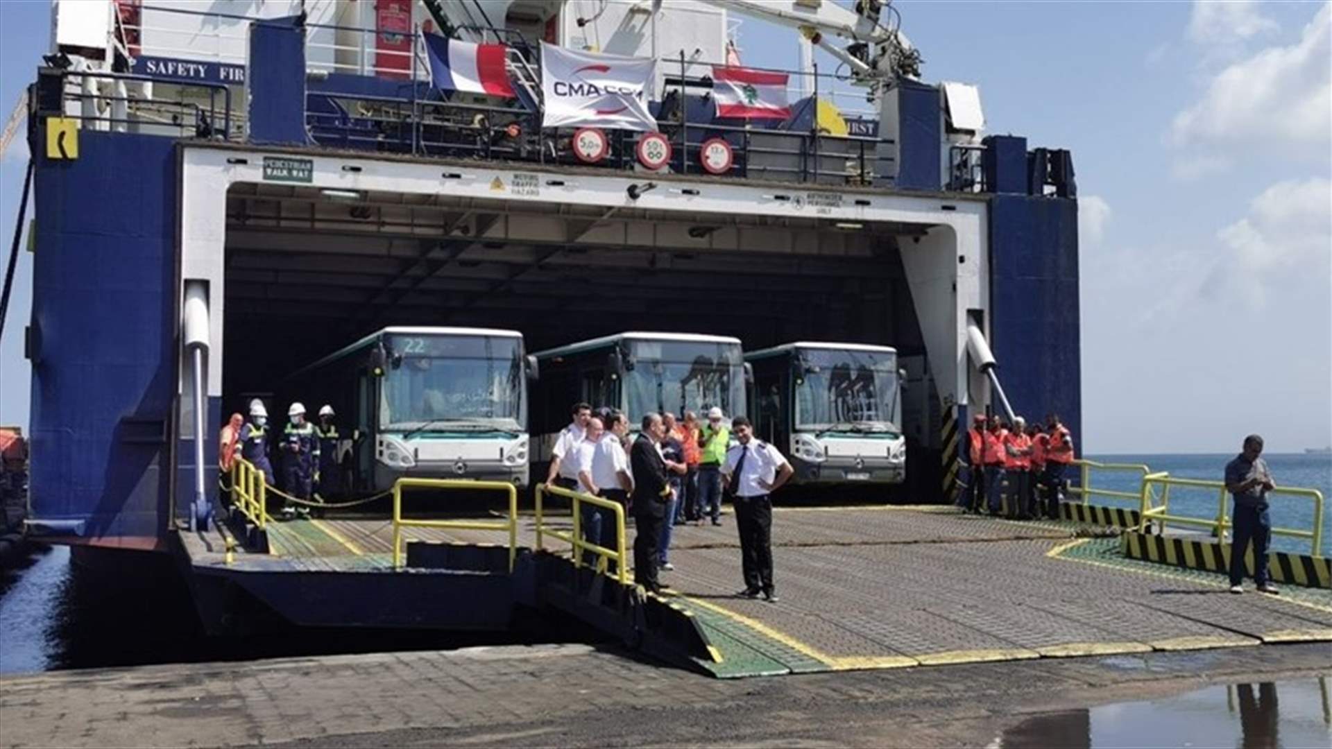 French-donated buses to be put into service in upcoming days