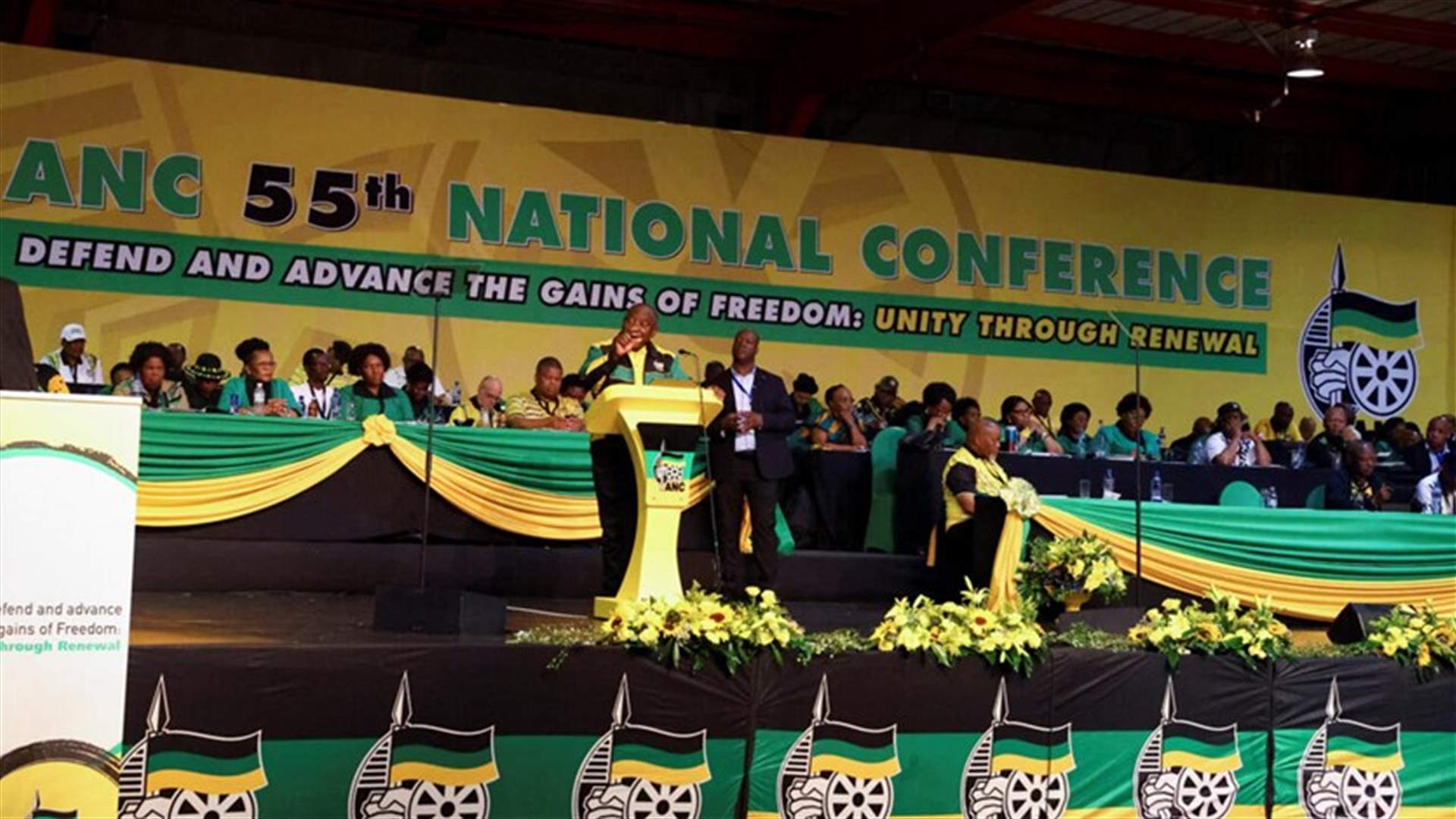 الحزب الحاكم في جنوب افريقيا يبدأ انتخاباته لاختيار قيادات جديدة