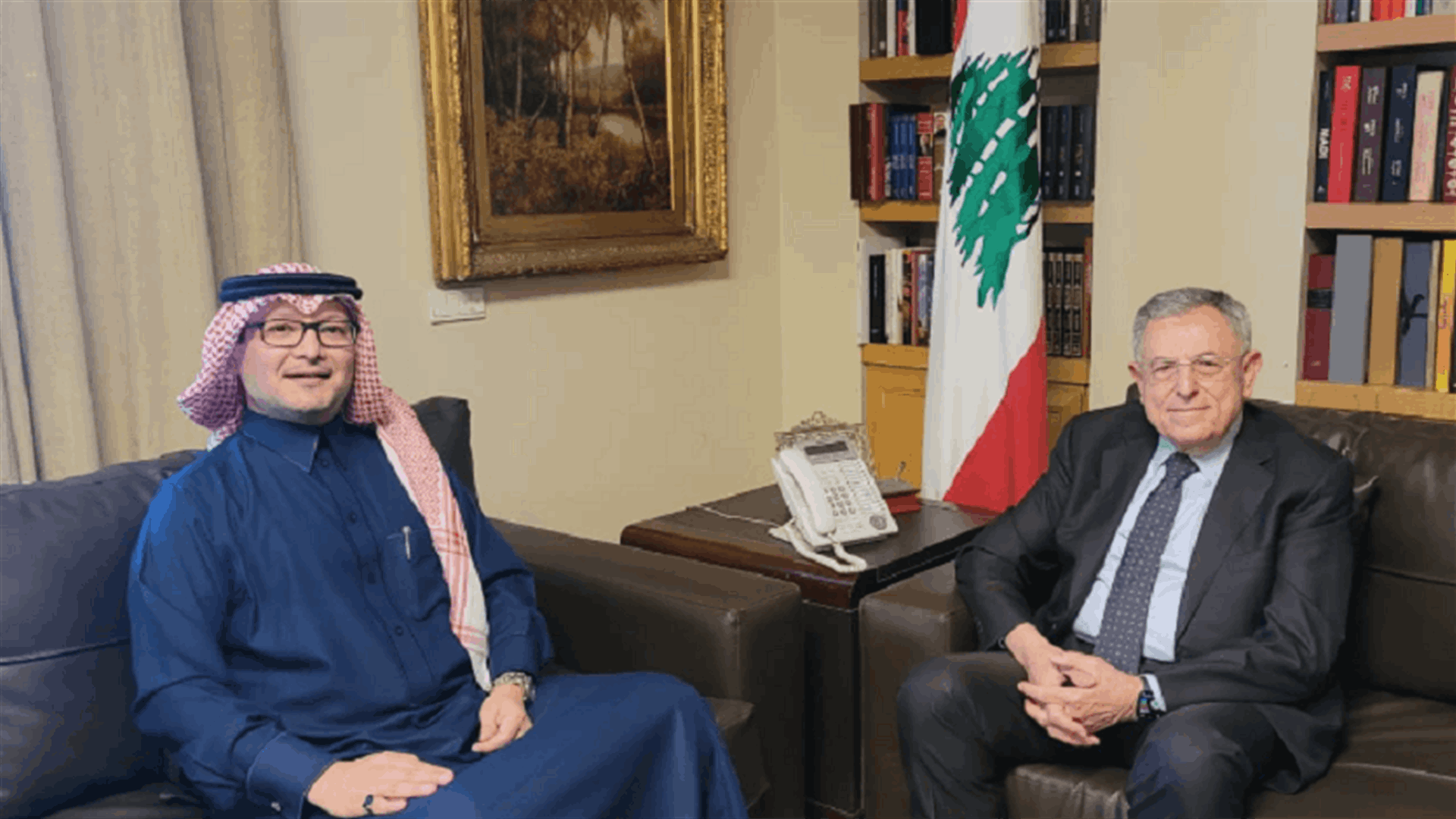 السنيورة استقبل السفير السعودي... وهذا ما جرى عرضه