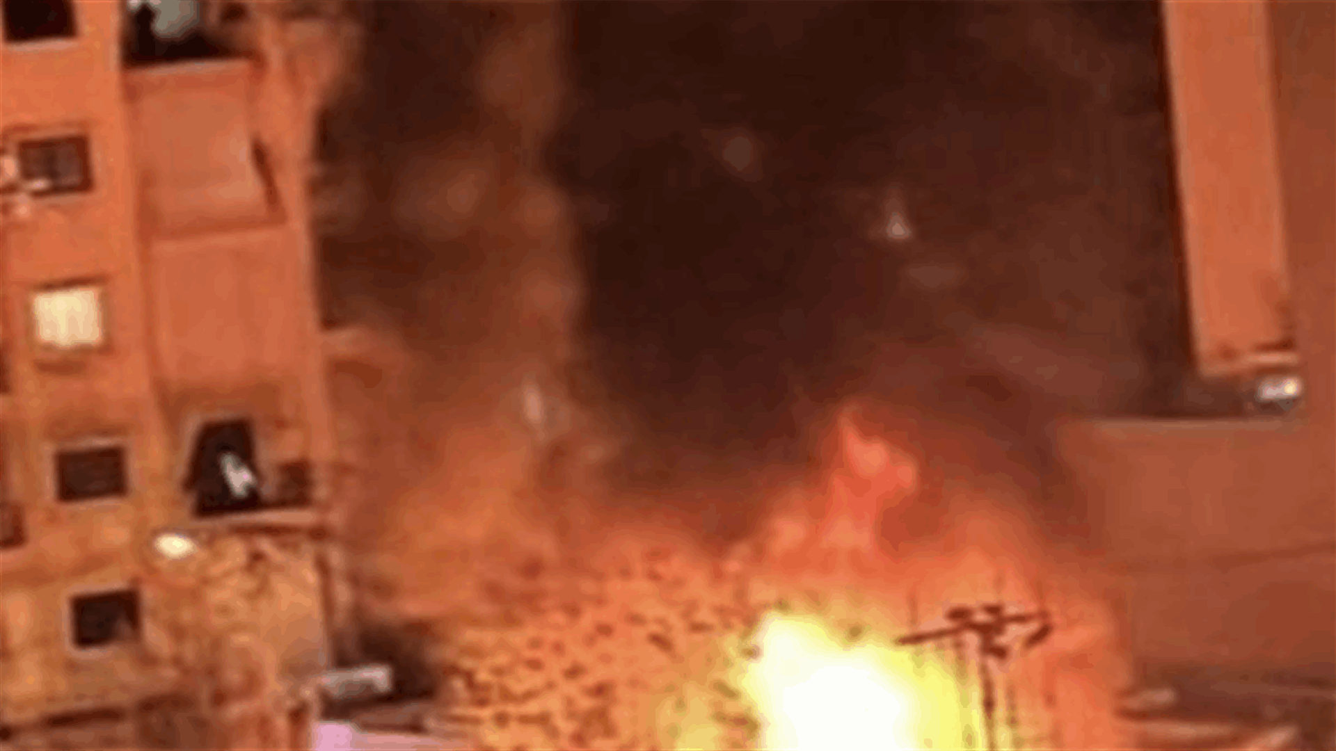 دويّ انفجار وحريق في عين الرمانة (فيديو)