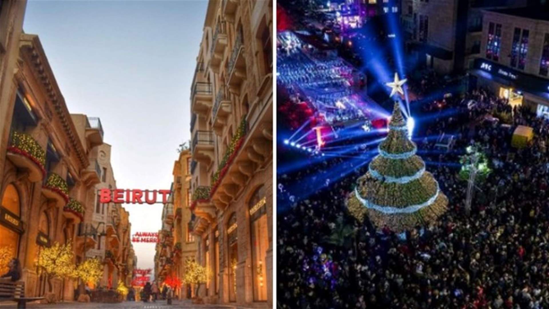 18 photos showing the Christmas spirit across Lebanon