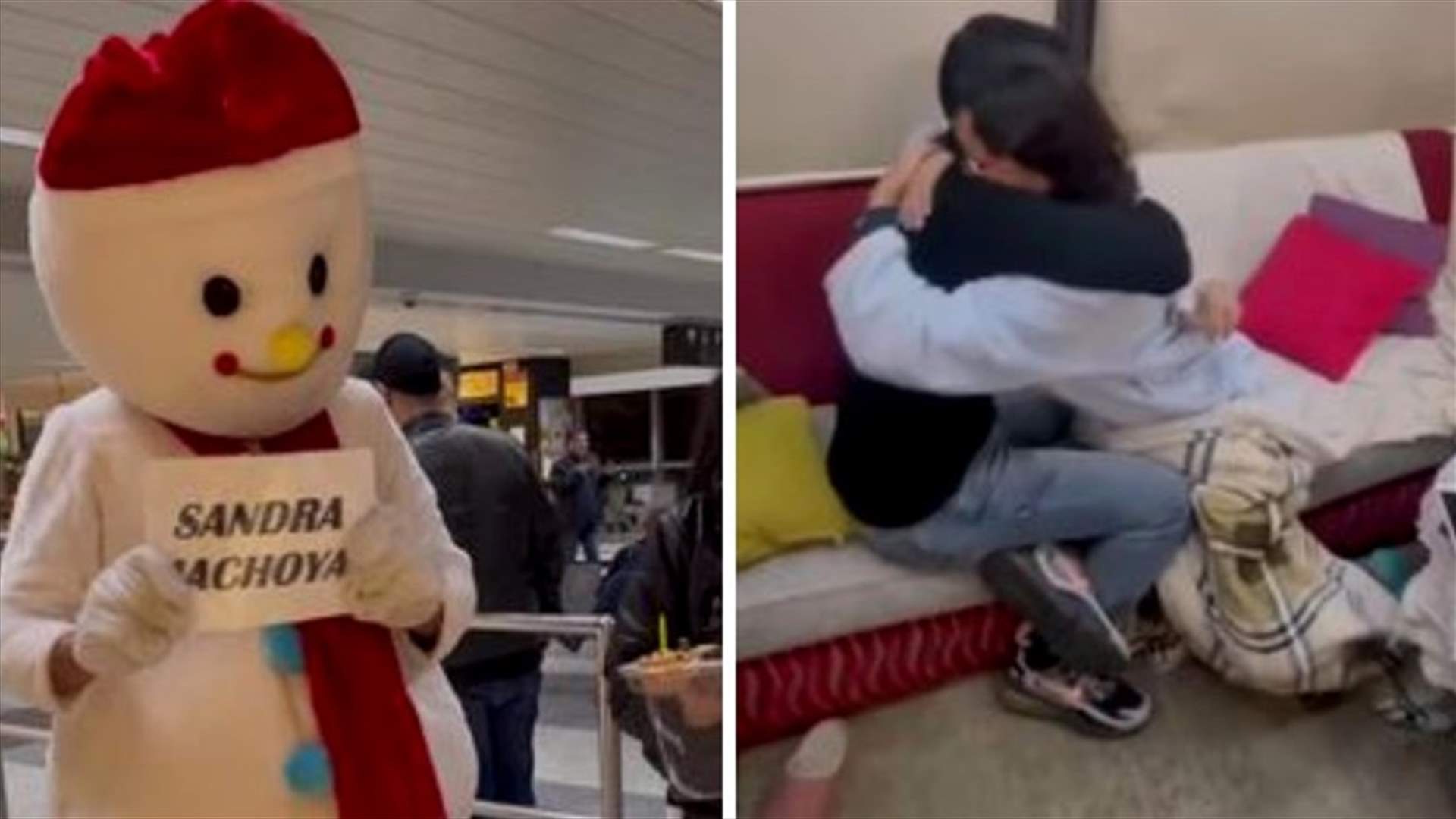 Lebanese expats share wholesome videos surprising their loved ones for Christmas
