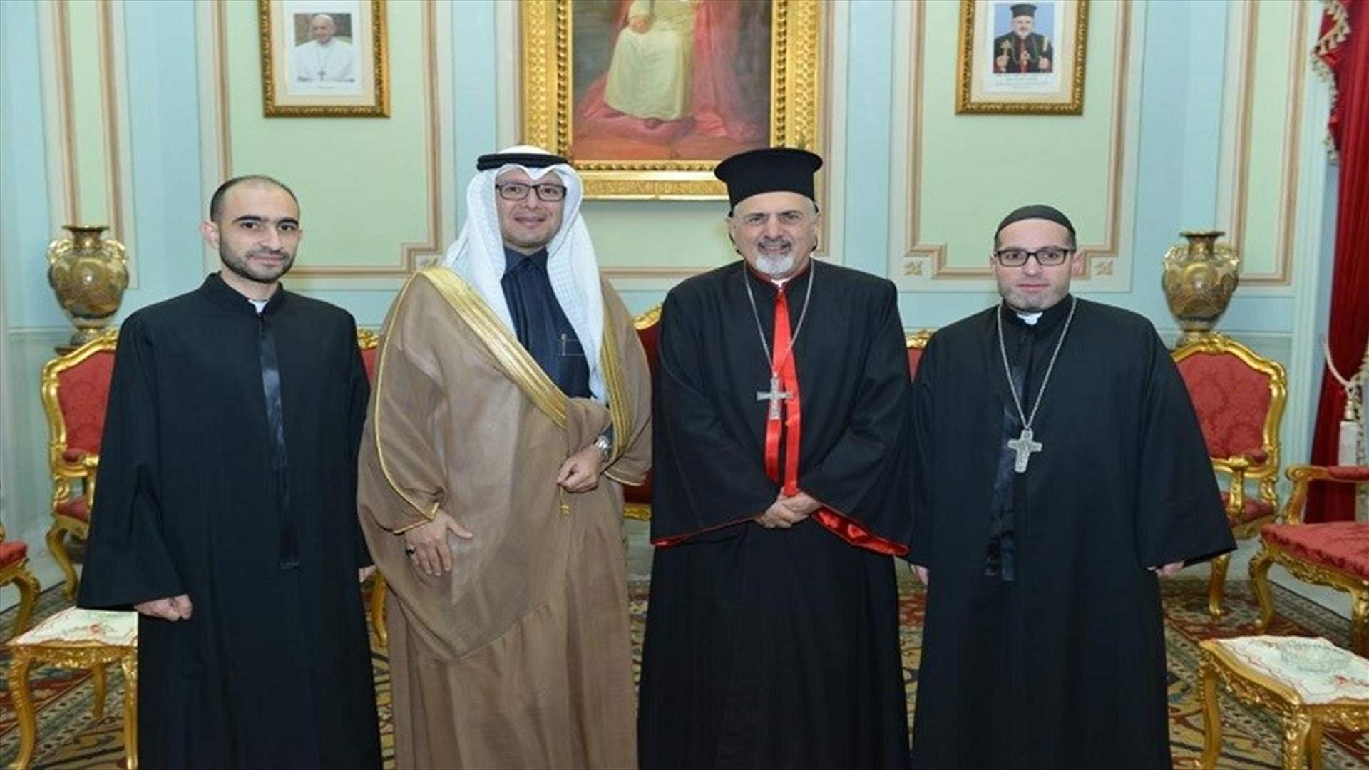 سفير خادم الحرمين الشريفين لدى لبنان يزور البطريرك مار أغناطيوس يوسف الثالث يونان