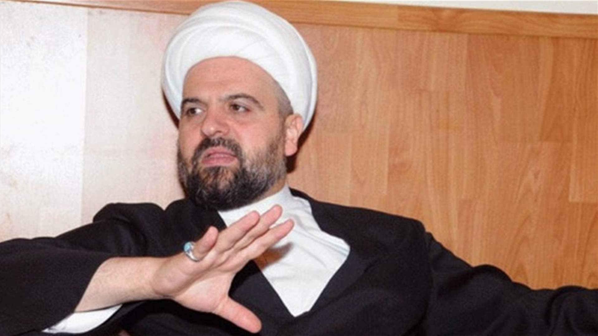 قبلان: لا حياد عندنا في القضايا الوطنية والتدويل سرطان خبيث
