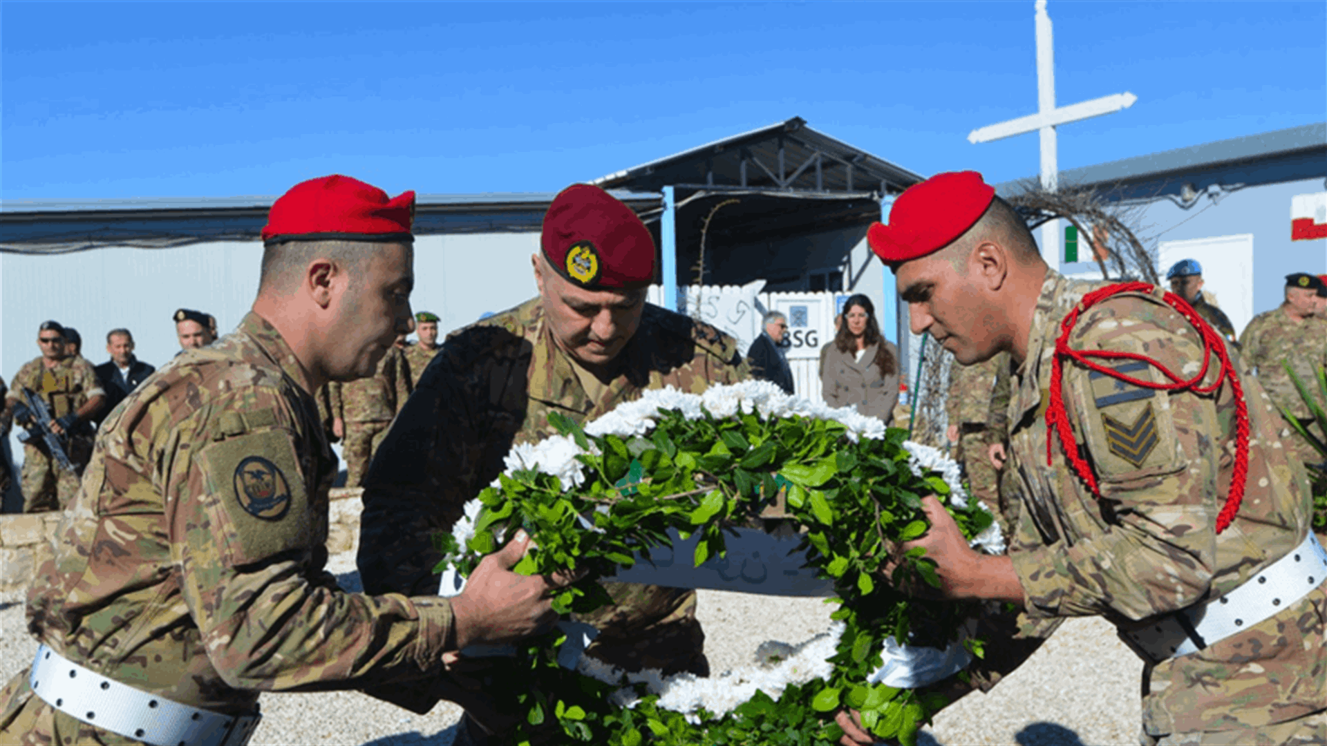 Army Commander pays tribute to UNIFIL Irish-Polish battalion