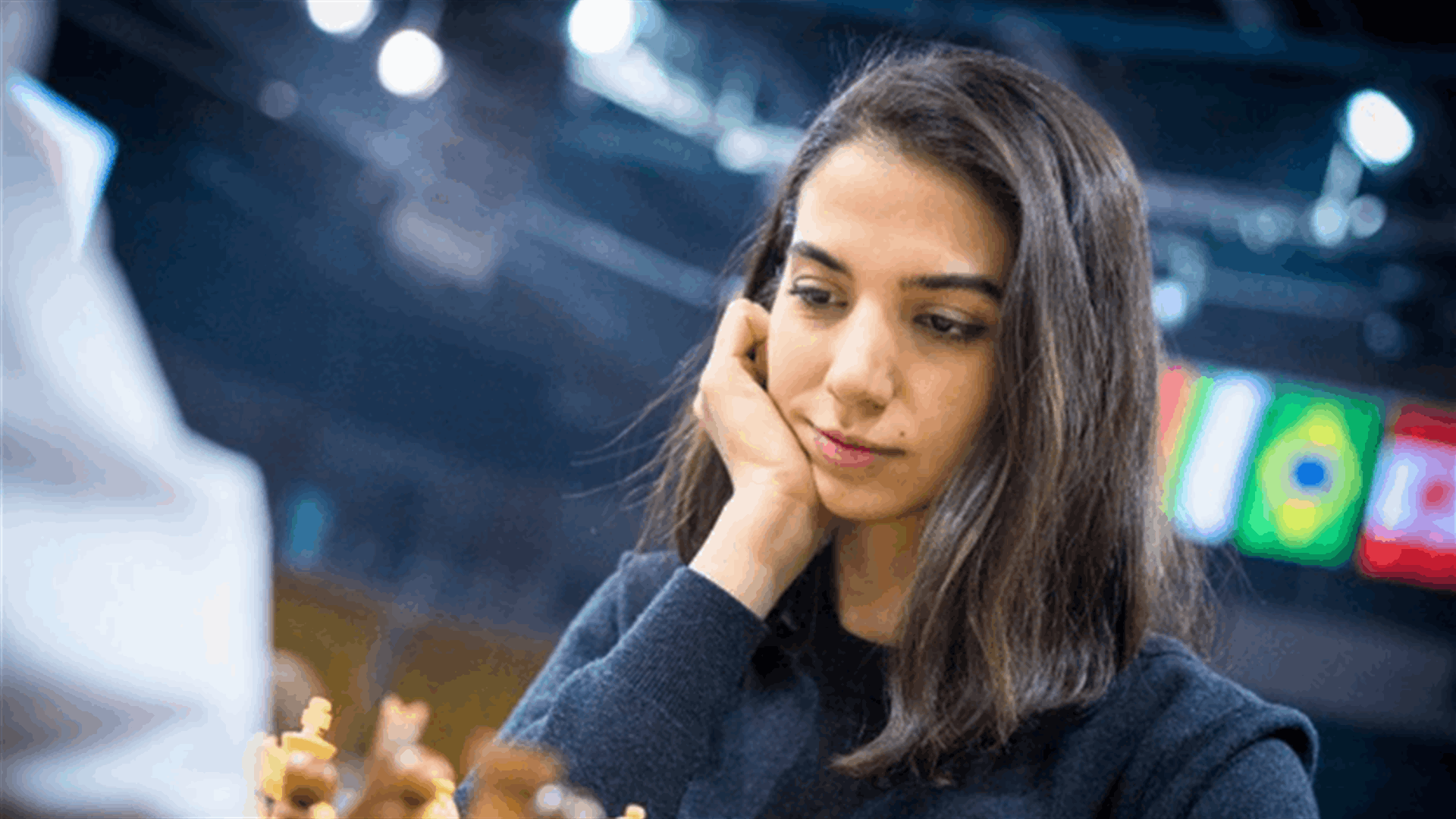 Iranian woman competes at chess tournament without hijab
