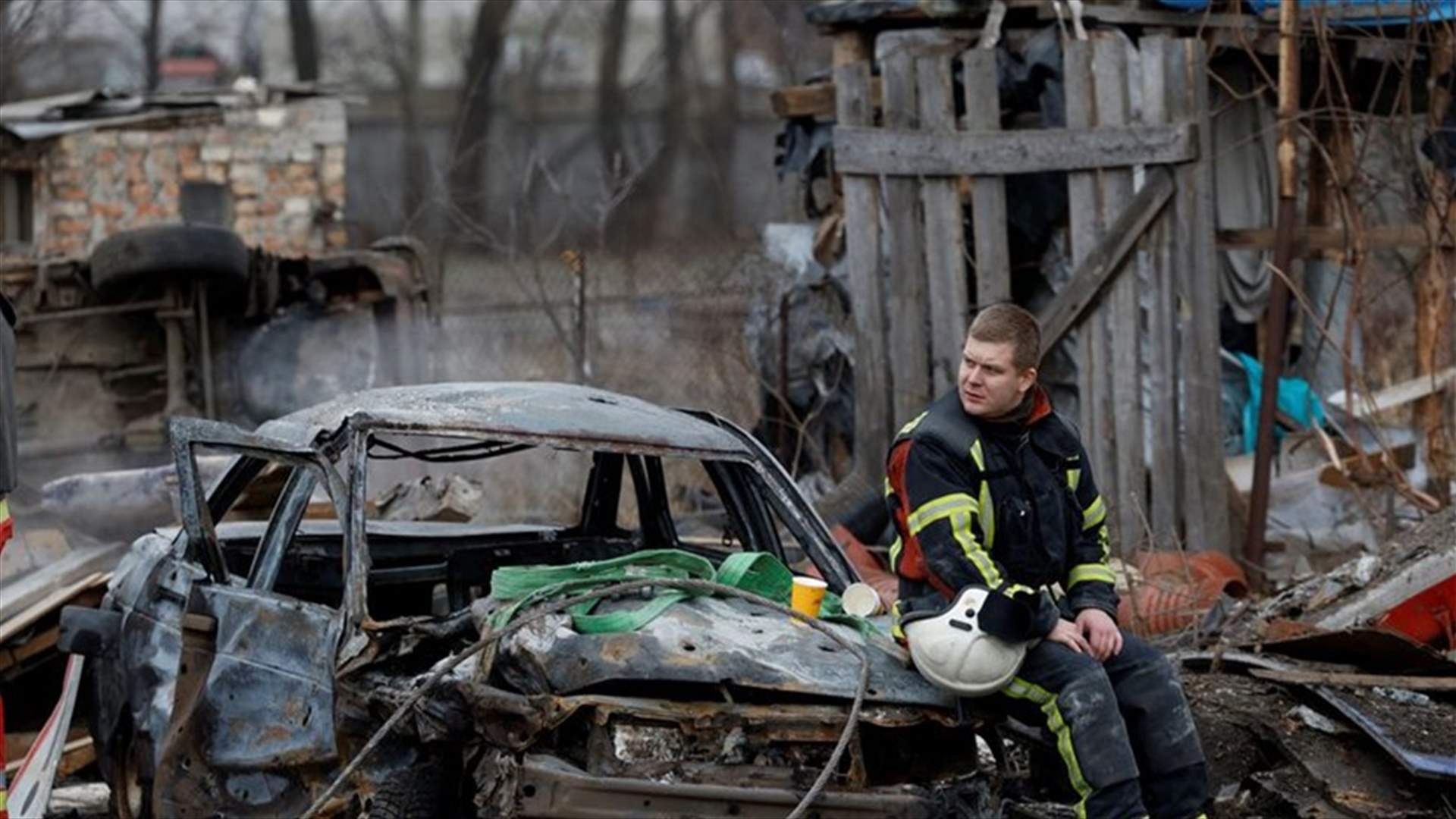 Sirens wail in Kyiv as city hit by Russian drone attack
