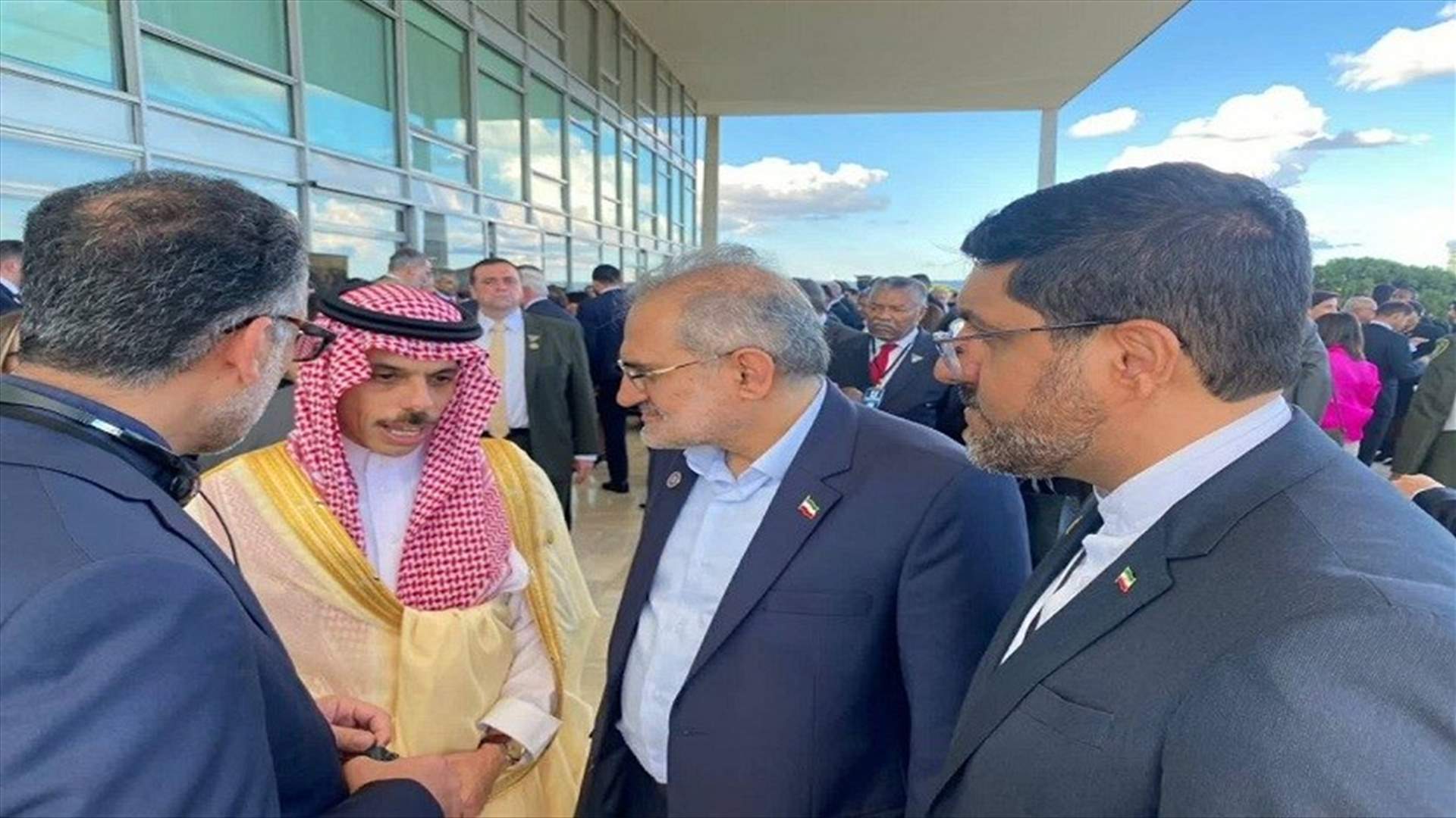نائب الرئيس الإيراني للشؤون البرلمانية التقى وزير الخارجية السعودي