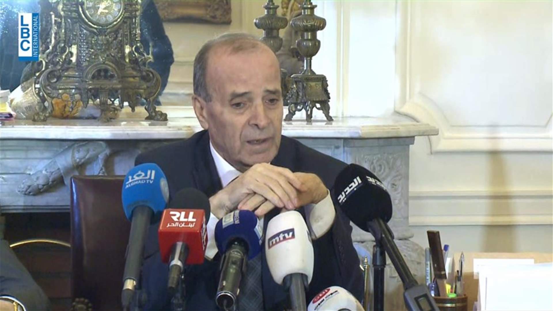 مشلب: بلدنا ليس في وضع طبيعي لكي نقول للحكومة او لمجلس النواب ان يقدموا قطع حساب