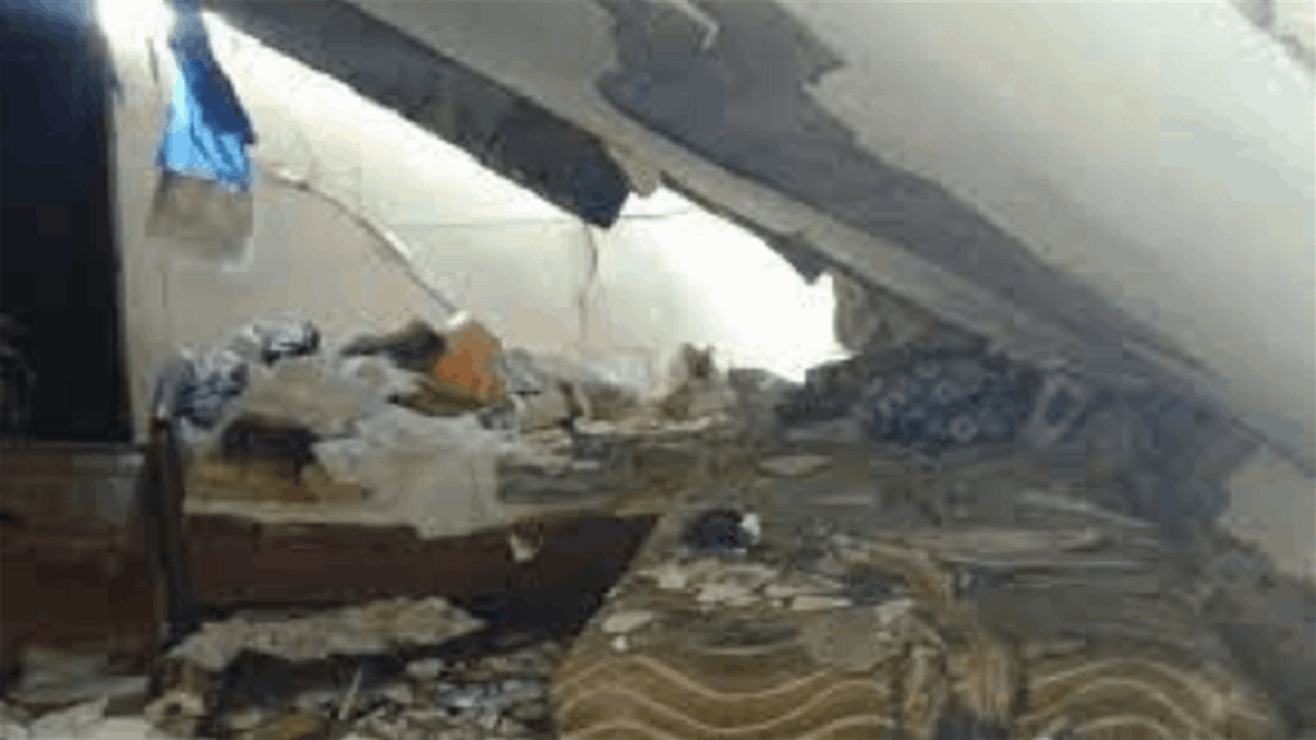 انهيار سقف منزل في البرج الشمالي ولا اصابات