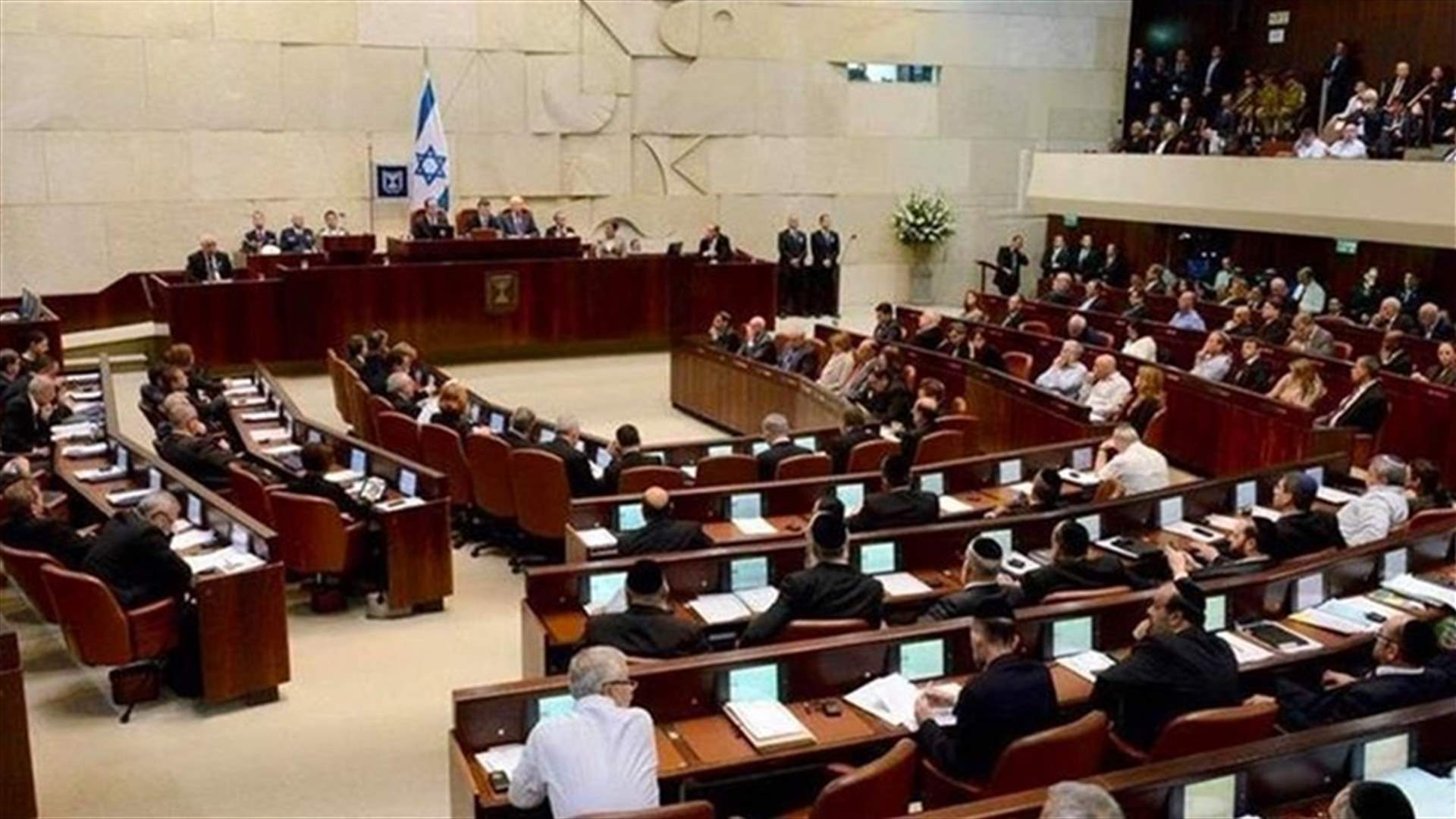 الكنيست يصوت لصالح تمديد سريان القانون الإسرائيلي في المستوطنات