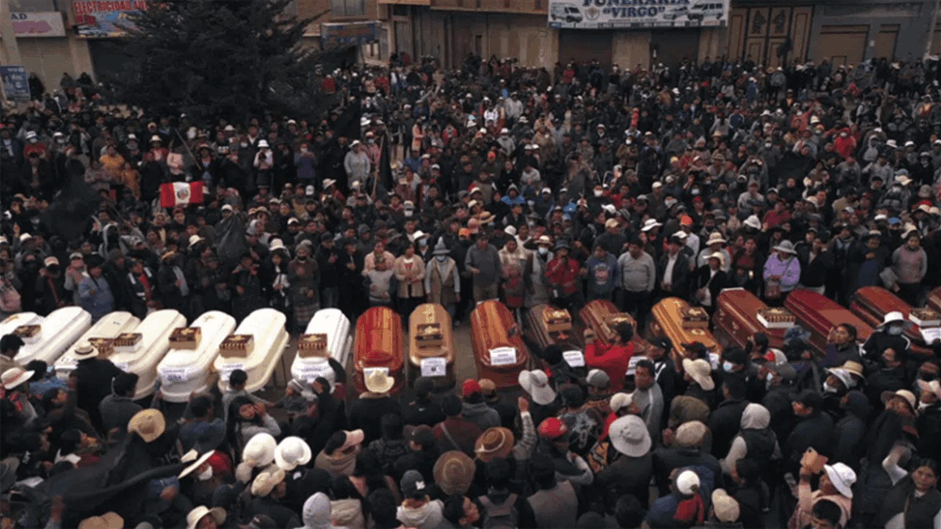 Policeman burned to death amid anti-government unrest in Peru