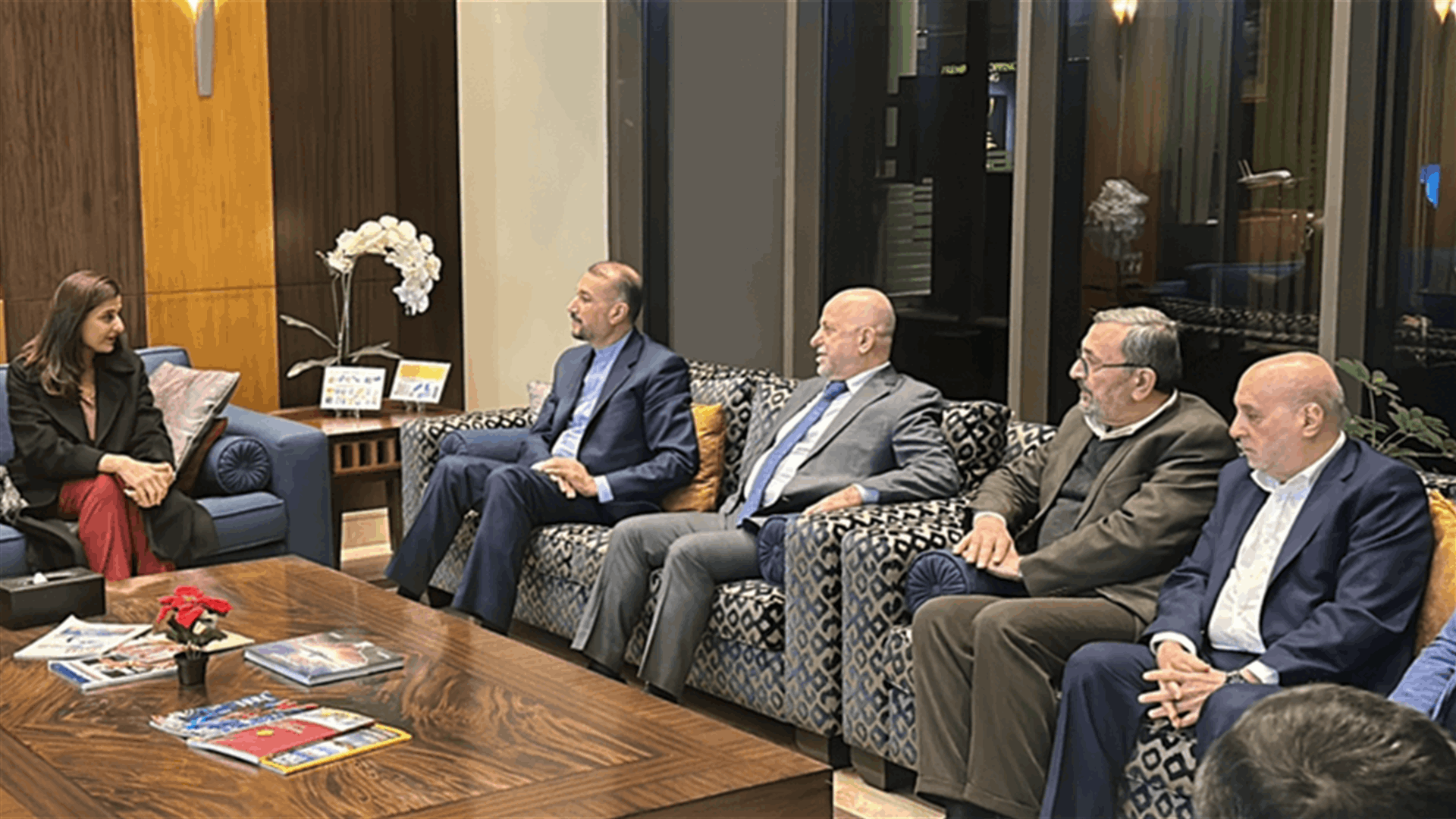 وصول وزير الخارجية الإيرانية حسين أمير عبد اللهيان إلى بيروت