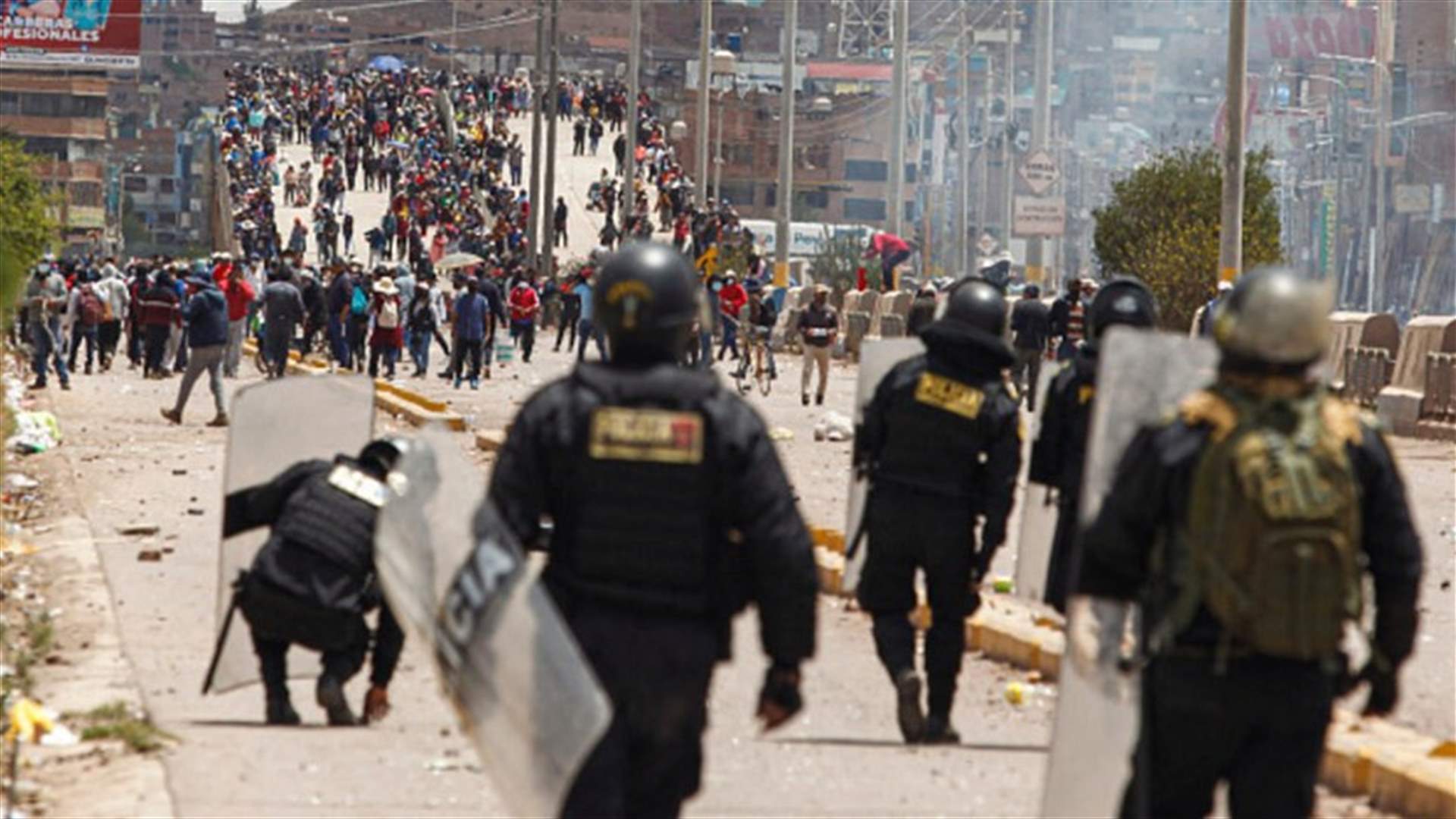 الحكومة البيروفية تعلن حال الطوارئ في ليما وسط إستمرار التظاهرات