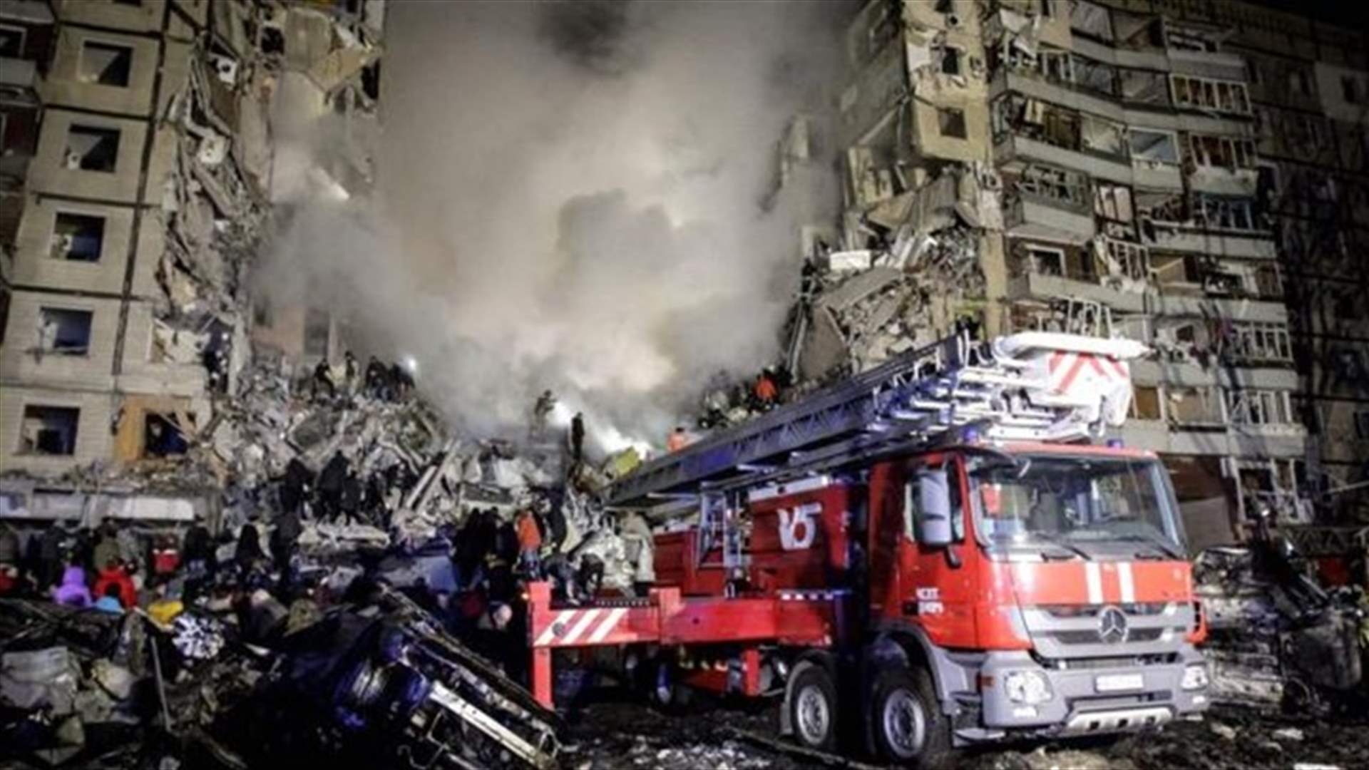 حصيلة الضربة الروسية على دنيبرو في أوكرانيا ترتفع إلى 35 قتيلا