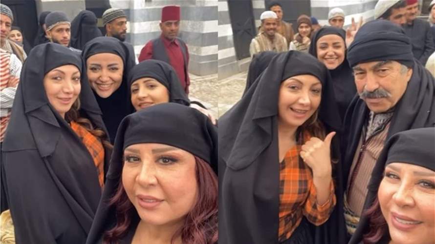 سحر فوزي تصوّر "باب الحارة 13".. وأبو النار: "يللا يا نسوان حارتي" (فيديو)
