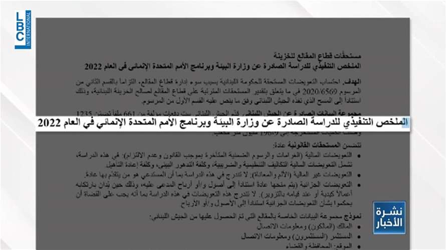 الدولة المفلسة تبحث عن العملة عبر تنظيم قطاع الحفر والمرامل والكسارات...