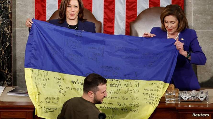 زيلينسكي أمام الكونغرس: المساعدة الأميركية لأوكرانيا استثمار في الامن العالمي