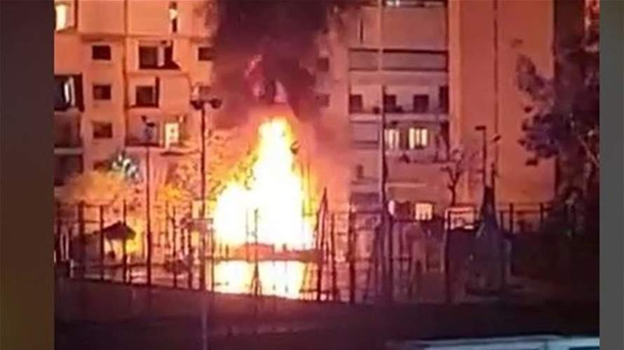 قوى الأمن: ماس كهربائي في محول لتكرير المياه عائد لبلدية الشياح أدى الى انفجاره