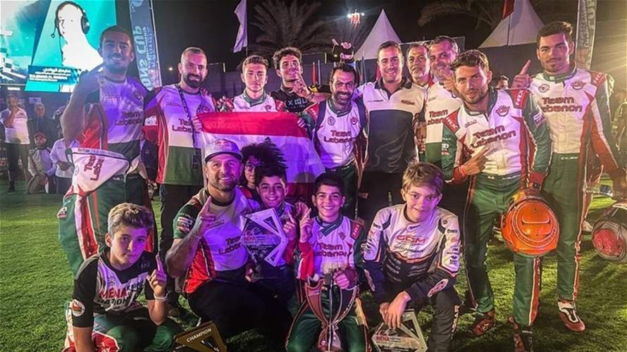 Lebanon wins 1st place at MENA Karting Nations Cup 2022