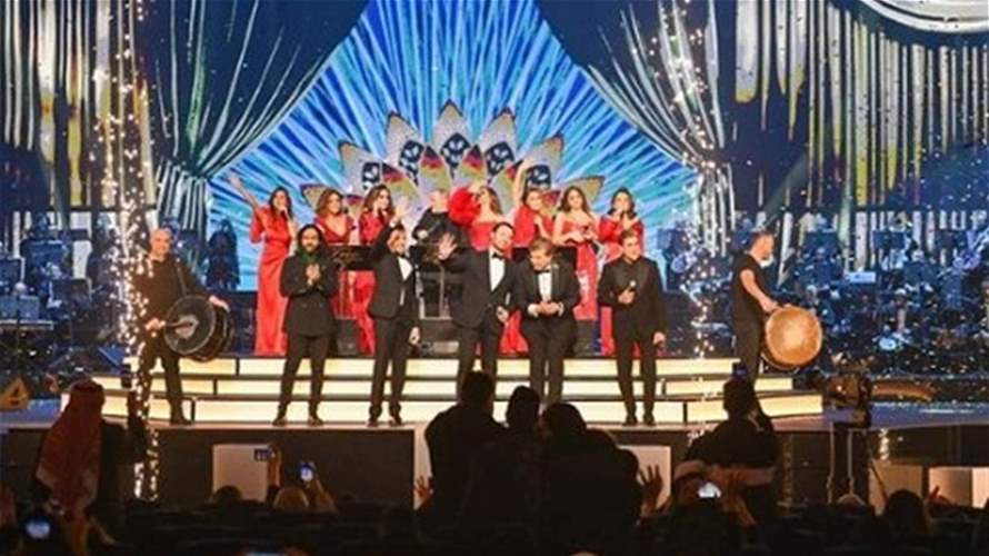 Lebanese and Arab stars charm Riyadh season with unique NYE concert