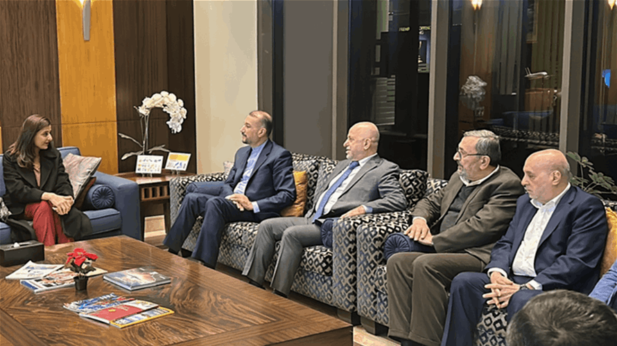 وصول وزير الخارجية الإيرانية حسين أمير عبد اللهيان إلى بيروت