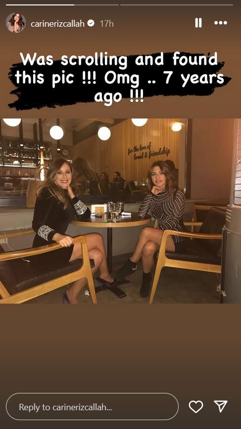 كارين رزق الله تستذكر كواليس اليوم الأخير من تصوير قلبي دق ... هذا ما نشرته (صور)