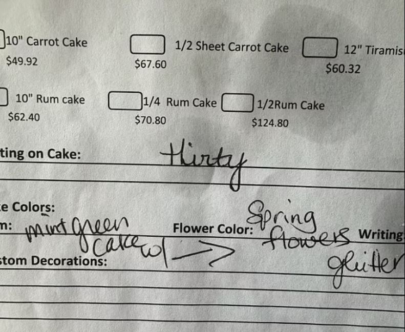 عن طريق الخطأ... رجل يحصل على قالب حلوى يتعارض مع توقعاته المطلوبة: النتيجة مضحكة! (صور)